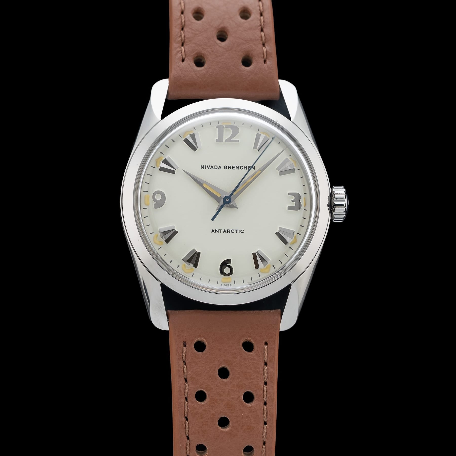 Nivada Grenchen Antarctic 35mm Beige Luminova 35001M41