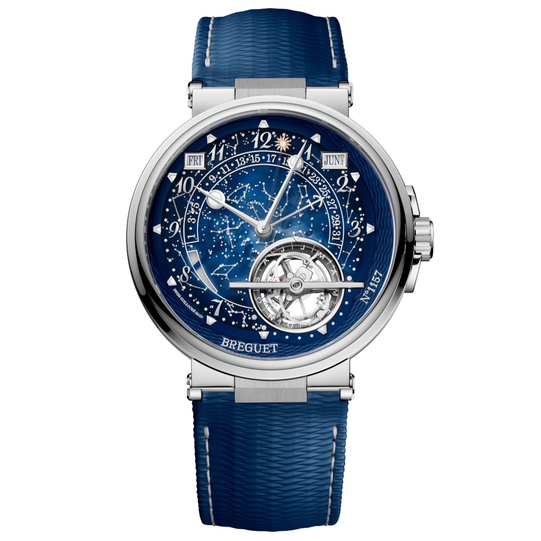 Breguet Marine Tourbillon Equation Marchante 5887PT/YS/5WVSL