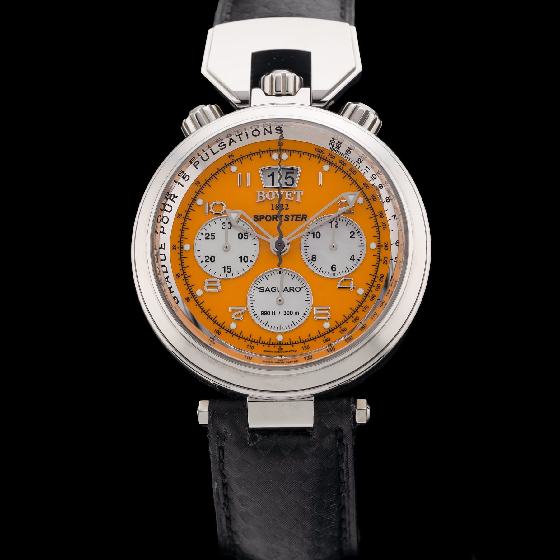 Bovet Sportster Orange Dial Steel SP0480