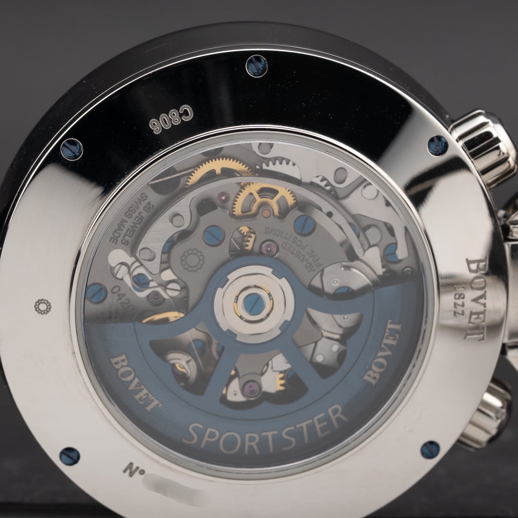 Bovet Sportster Orange Dial Steel SP0480