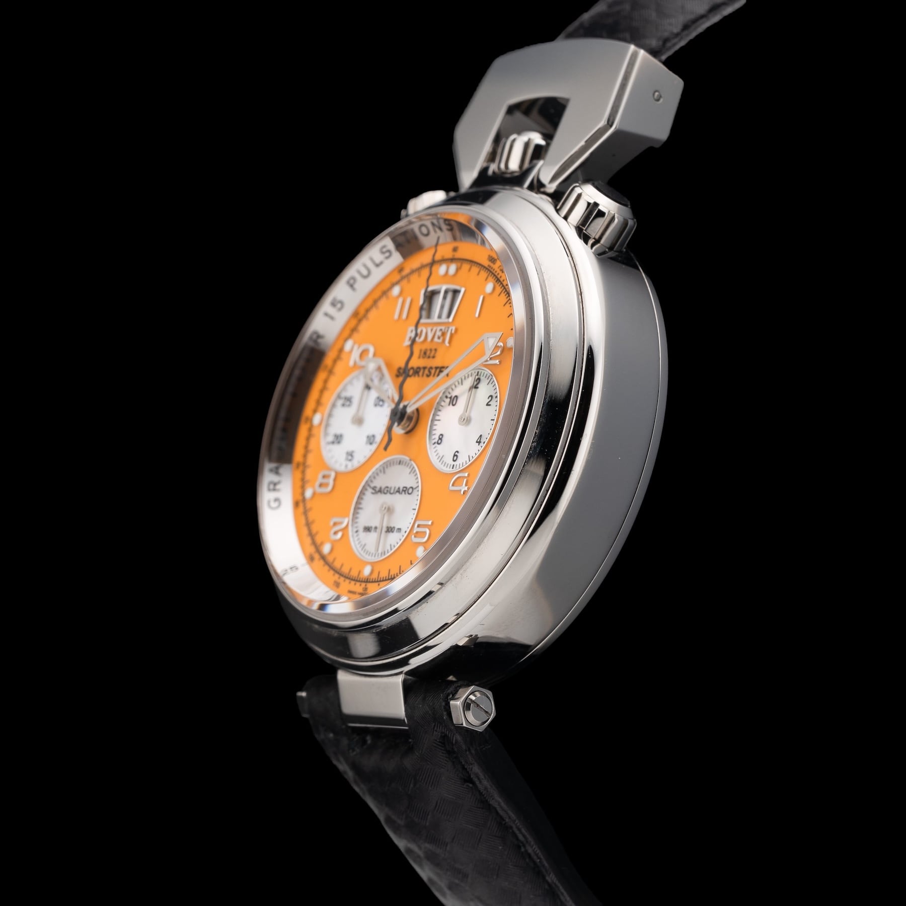 Bovet Sportster Orange Dial Steel SP0480