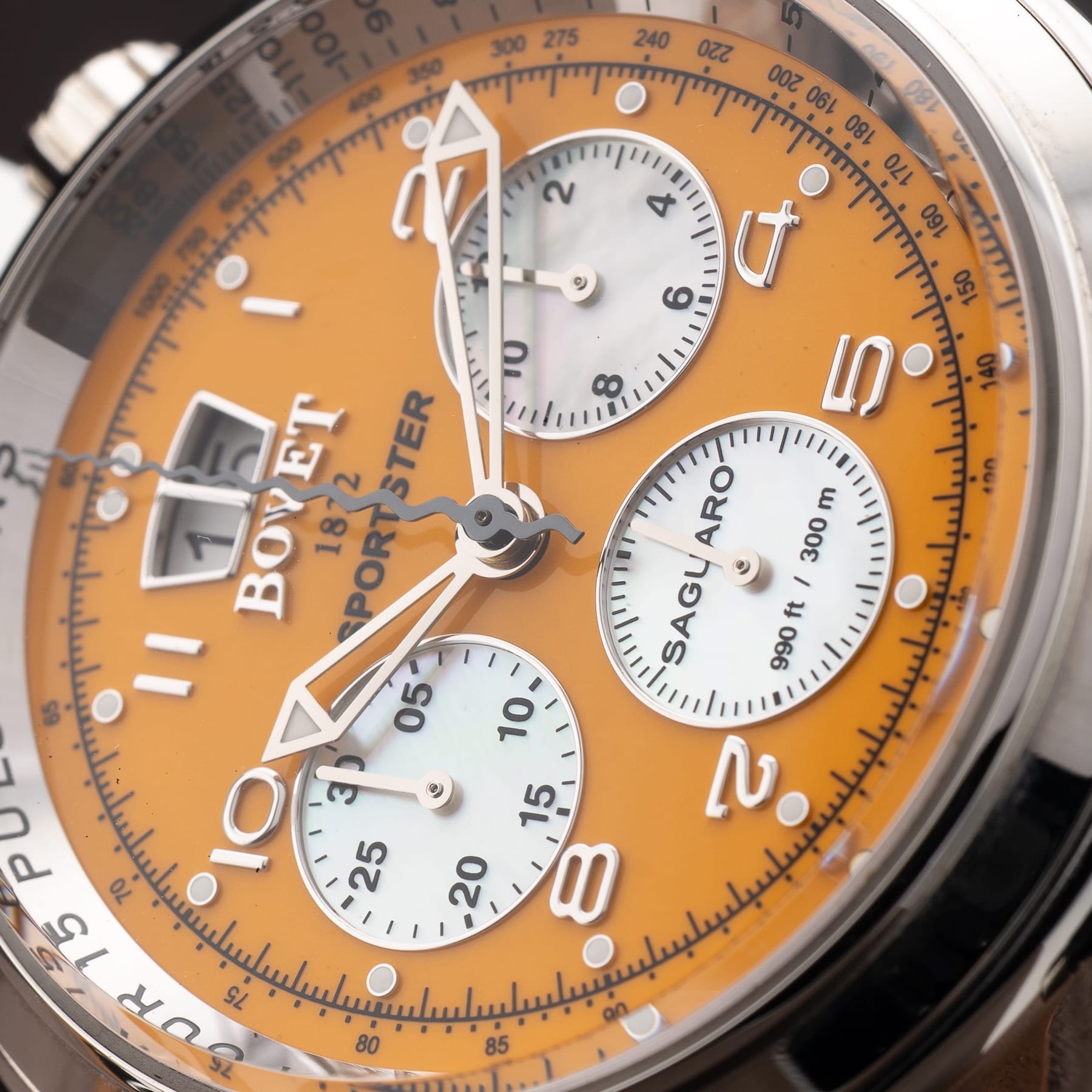 Bovet Sportster Orange Dial Steel SP0480