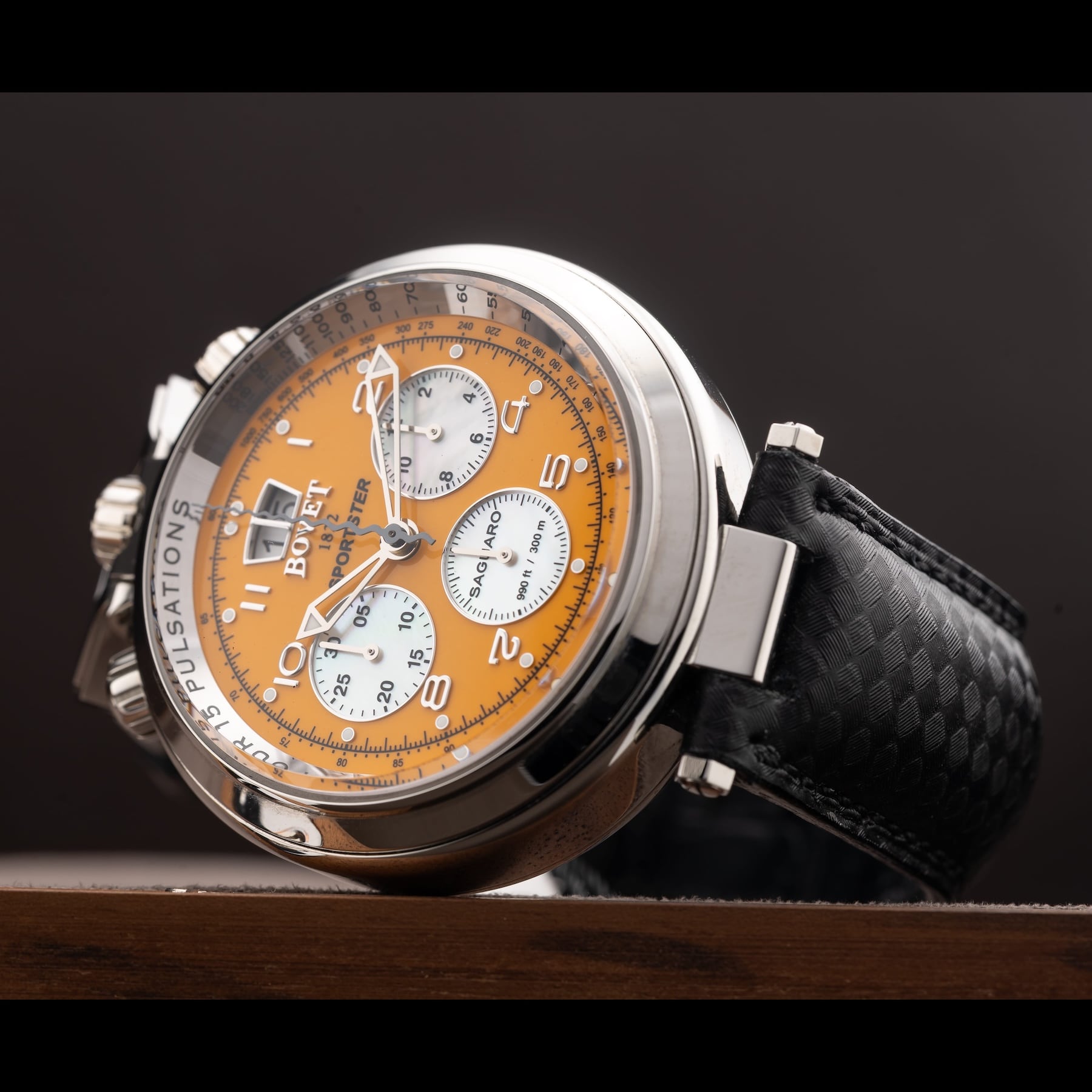 Bovet Sportster Orange Dial Steel SP0480