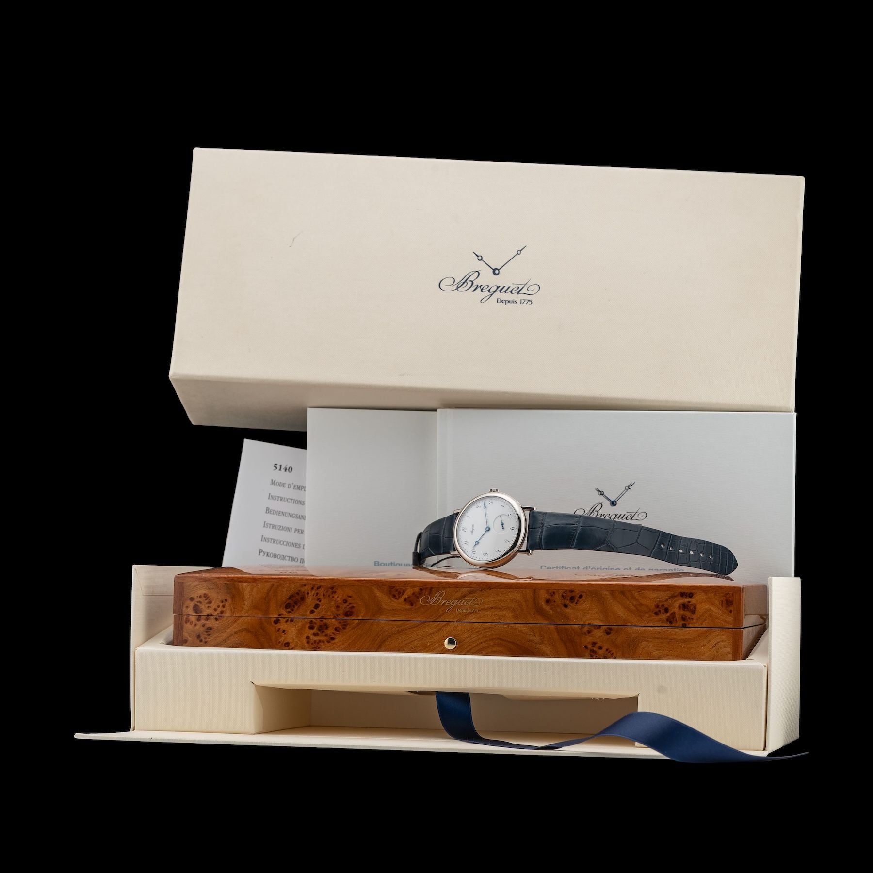 Breguet Classique 5140 White Gold White Enamel 5140BB/29/9W6