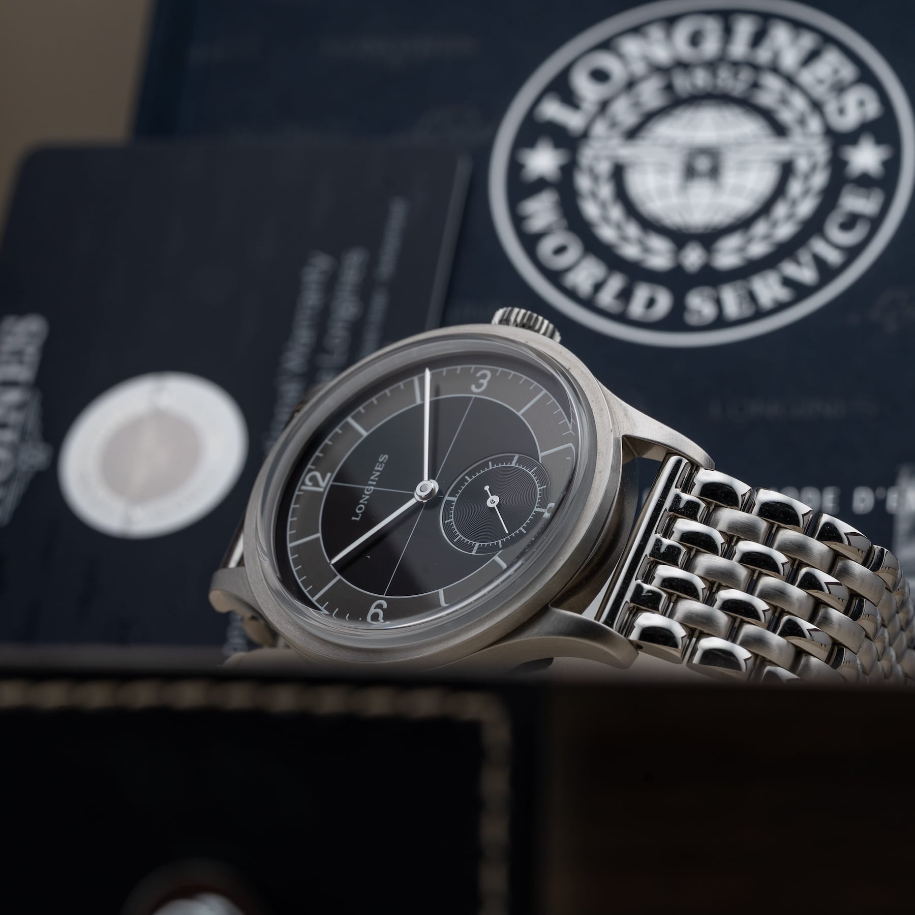 Longines Heritage Classic Sector Dial L2.828.4.53.6