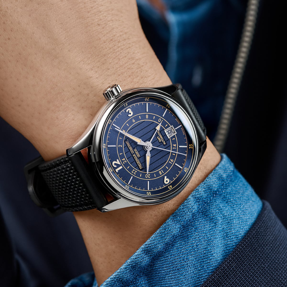 Frederique Constant Classics Runabout Automatic GMT FC-350RN5B6
