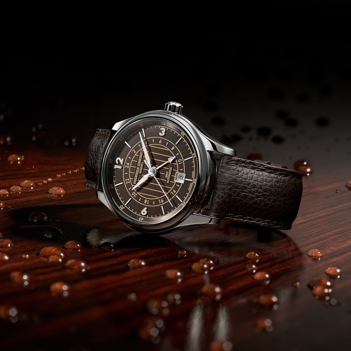 Frederique Constant Classics Runabout Automatic GMT FC-350RBR5B6