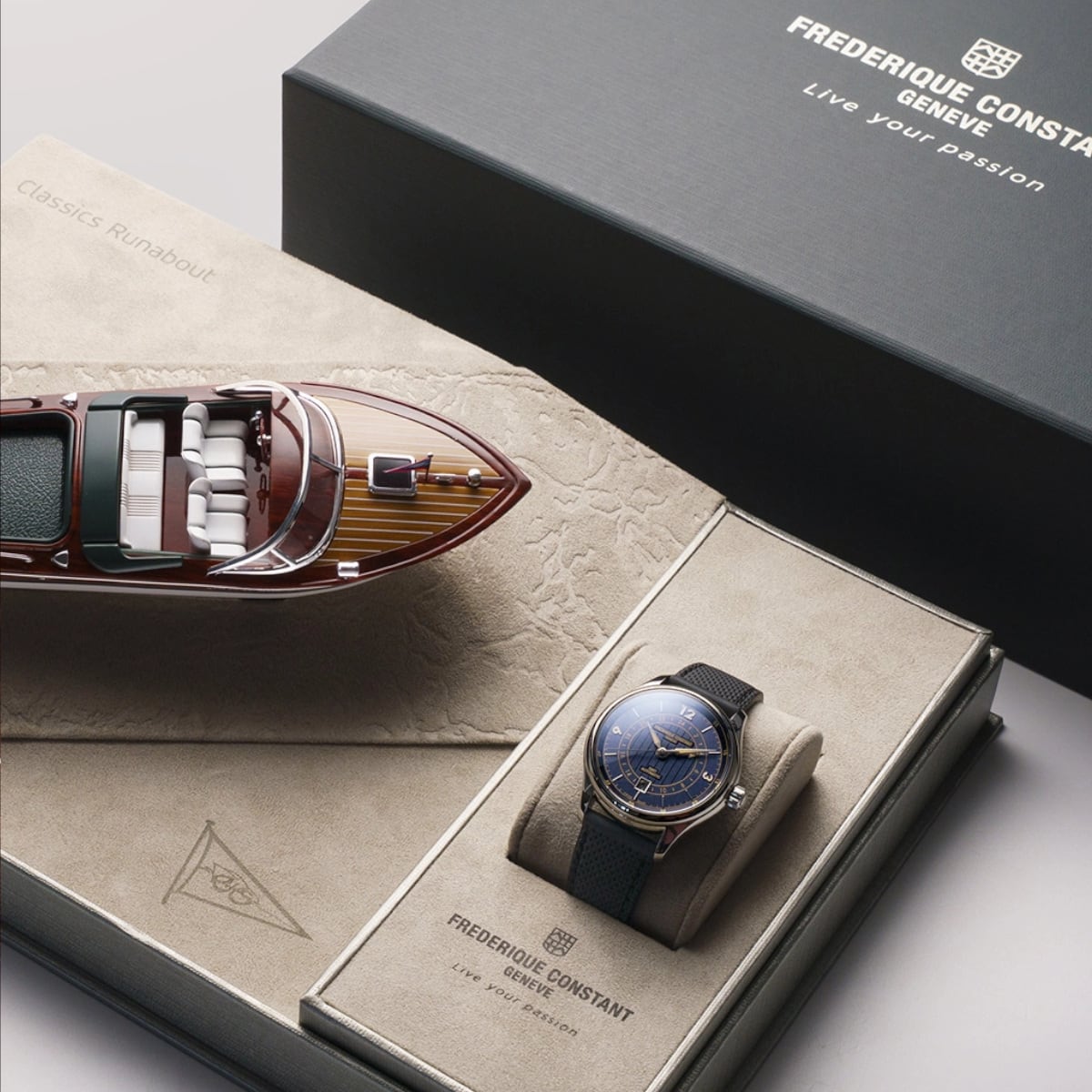 Frederique Constant Classics Runabout Automatic GMT FC-350RN5B6