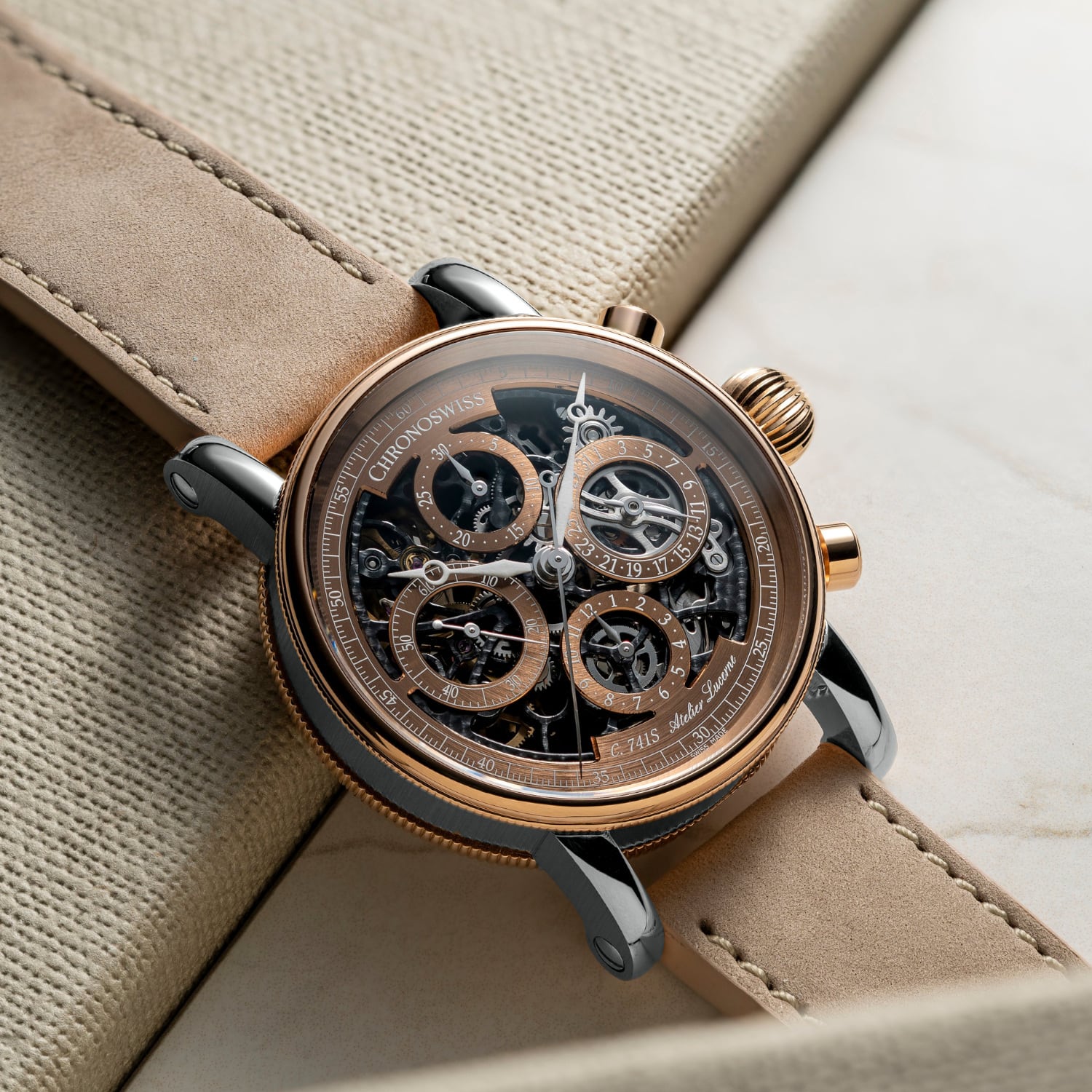 Chronoswiss Opus Chronograph Dakar Sundown CH-7522.1S-BR