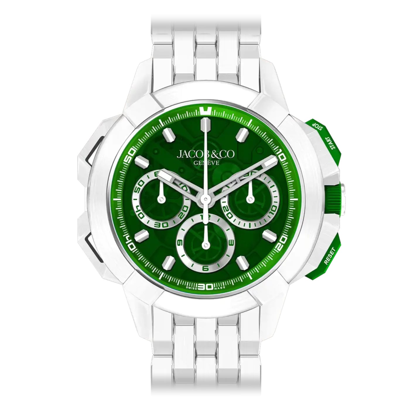 Jacob & Co. Epic X Chronograph 44mm Tri-Compax EC440.95.AA.AA.A95AA