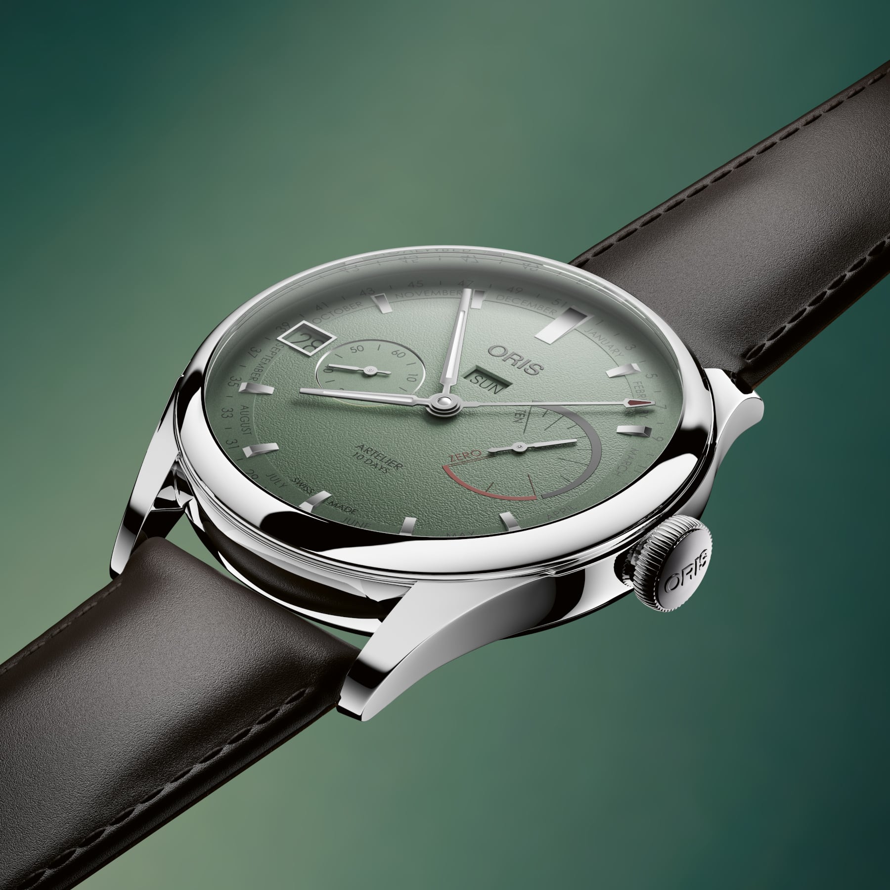 Oris Artelier Calibre 113 Green Dial 01 113 7806 4057-07 5 22 96FC