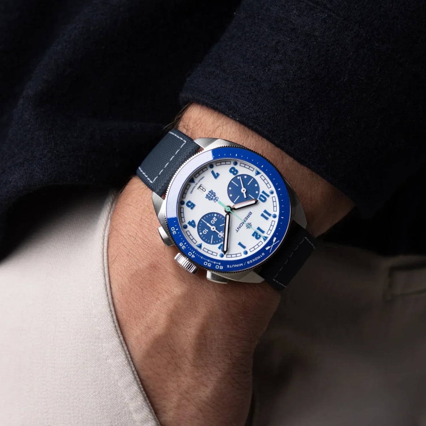 Bremont Terra Nova 42.5mm HRR Chronograph On Leather Strap