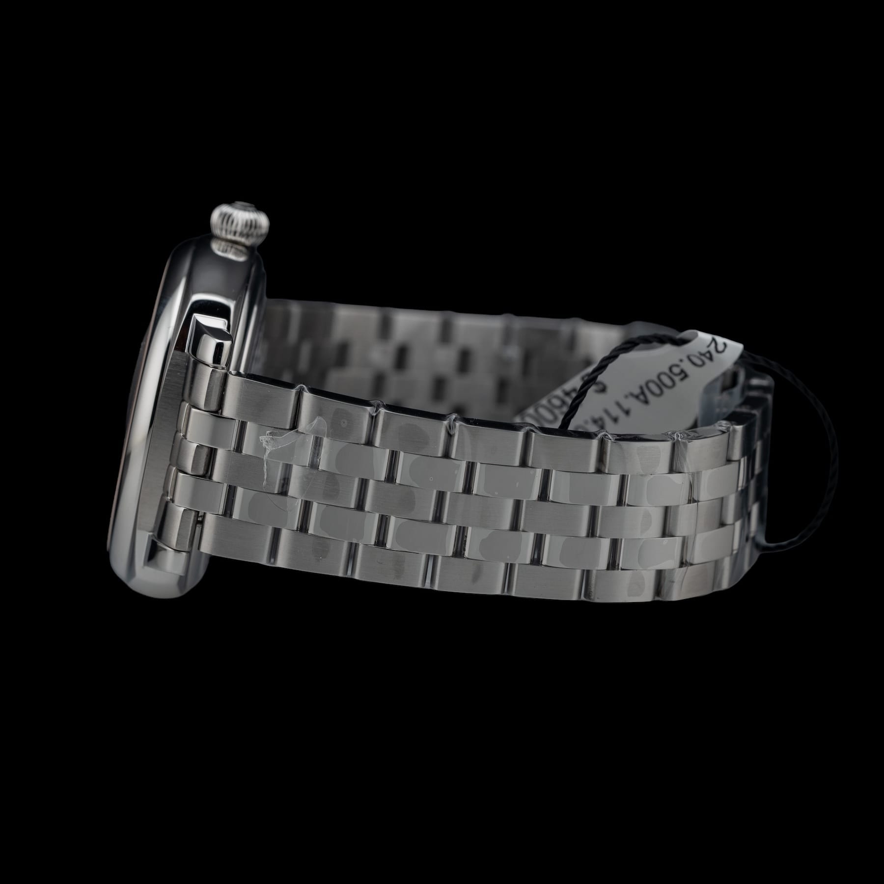 Fears BS240.500A.114.002 Brunswick 40.5 Jump Hour Coral on Stainless Steel Bracelet