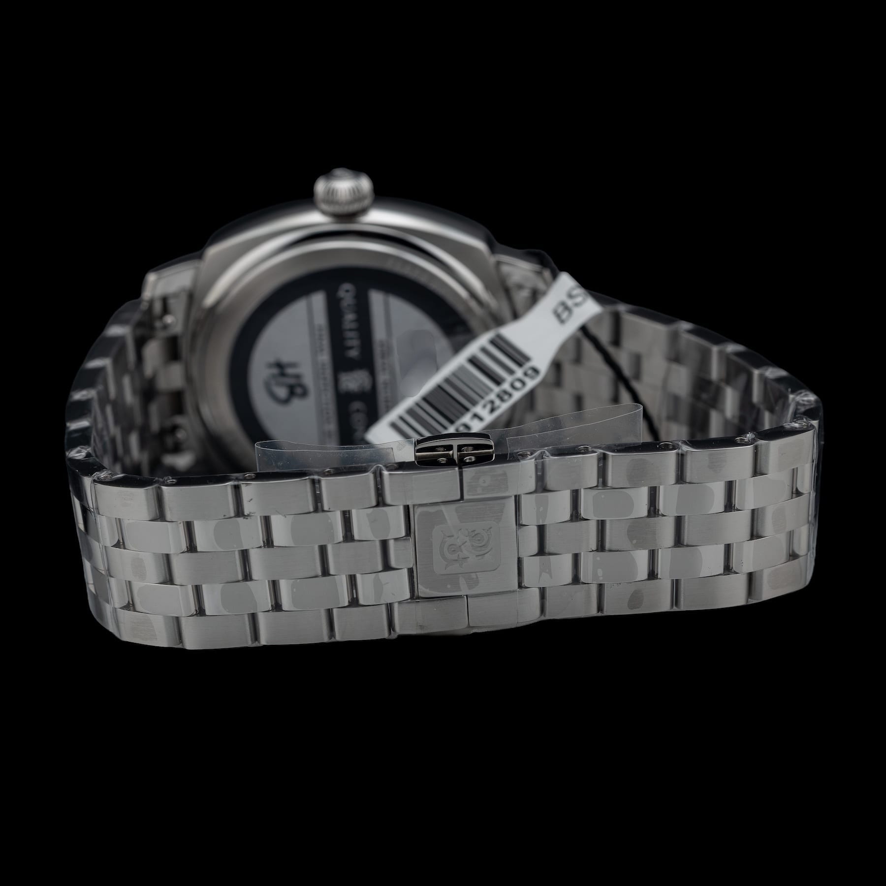 Fears BS240.500A.114.002 Brunswick 40.5 Jump Hour Coral on Stainless Steel Bracelet