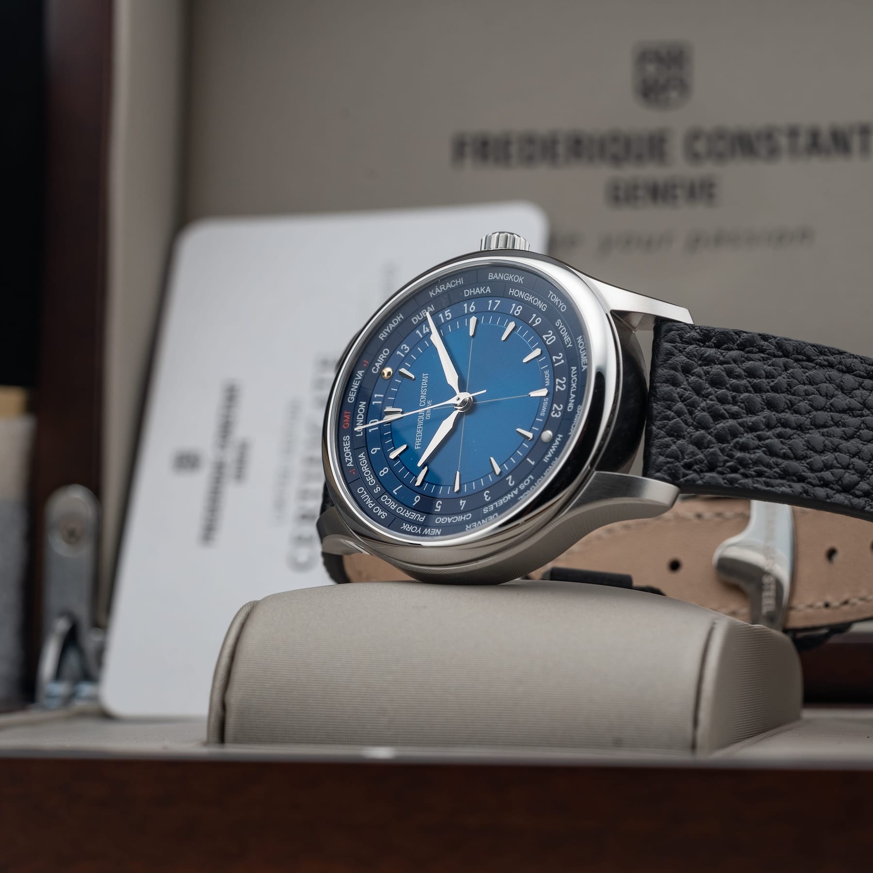 Frederique Constant FC-718N4H6 Worldtimer Manufacture Watch Angels Limited Edition
