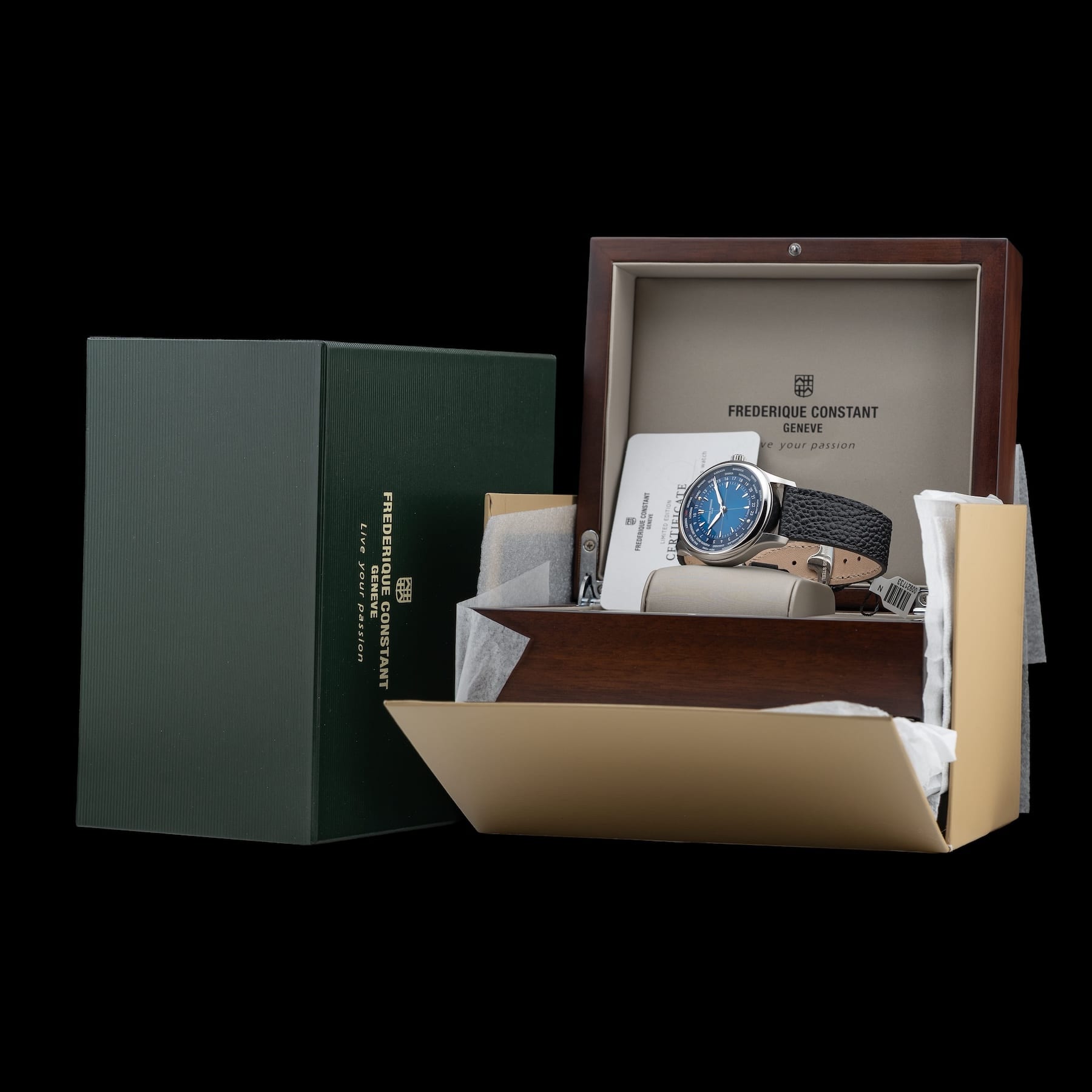 Frederique Constant FC-718N4H6 Worldtimer Manufacture Watch Angels Limited Edition
