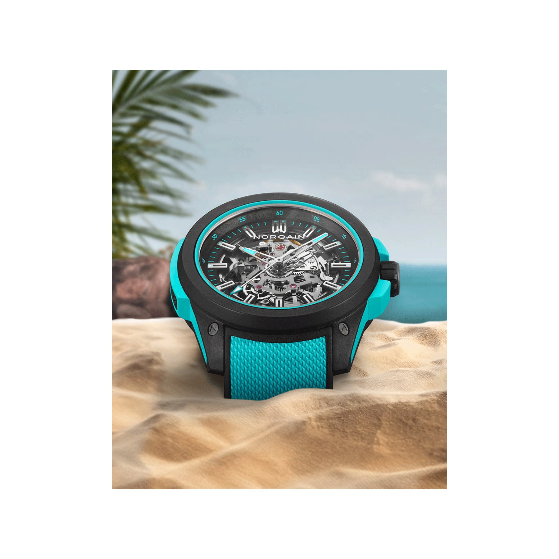 NORQAIN Wild One Skeleton 42mm N3000.07Q27.B07.R02