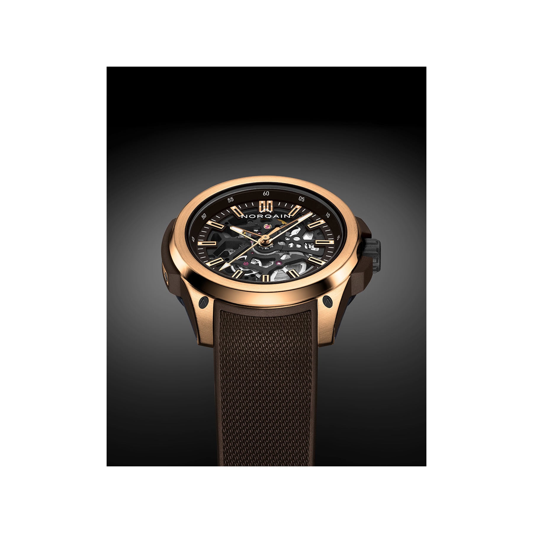 NORQAIN Wild One Skeleton Red Gold N3000.07G04.N01.R01