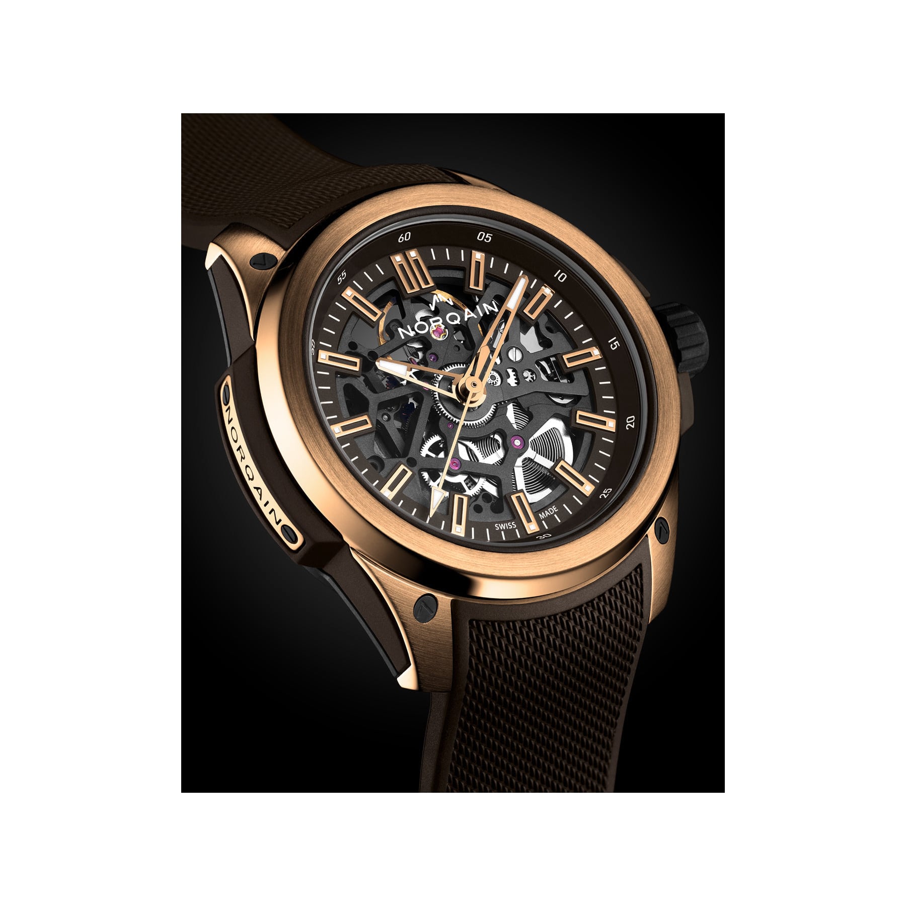 NORQAIN Wild One Skeleton Red Gold N3000.07G04.N01.R01