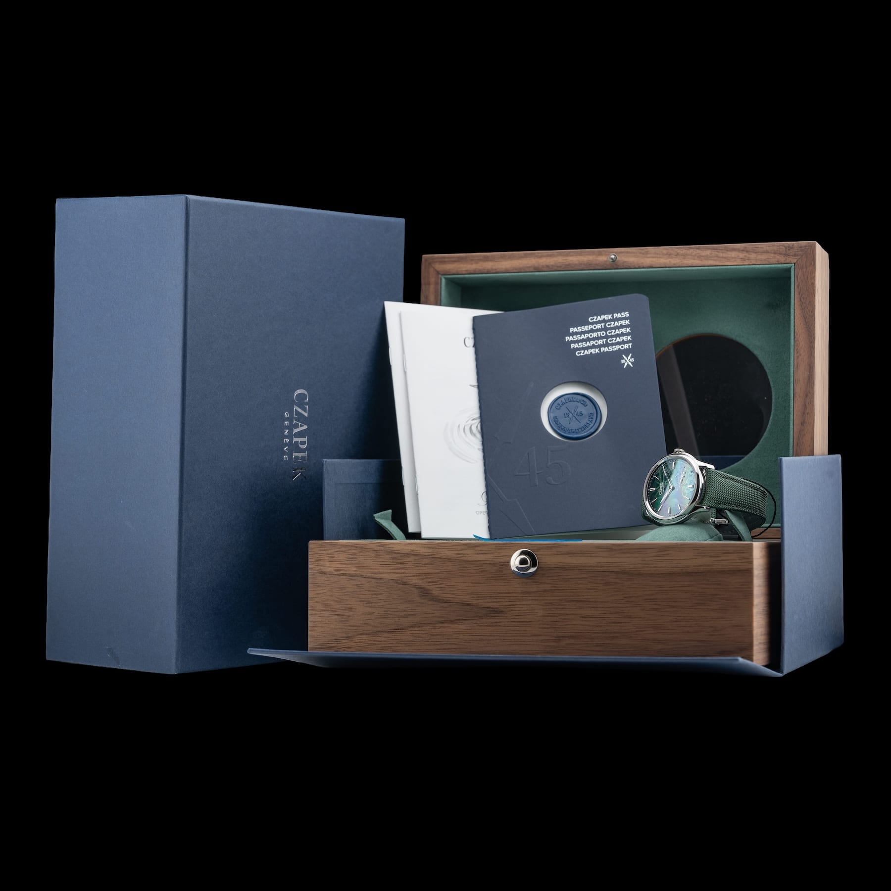 Czapek X Fratello Promenade Transparencies Viridian Green 1706