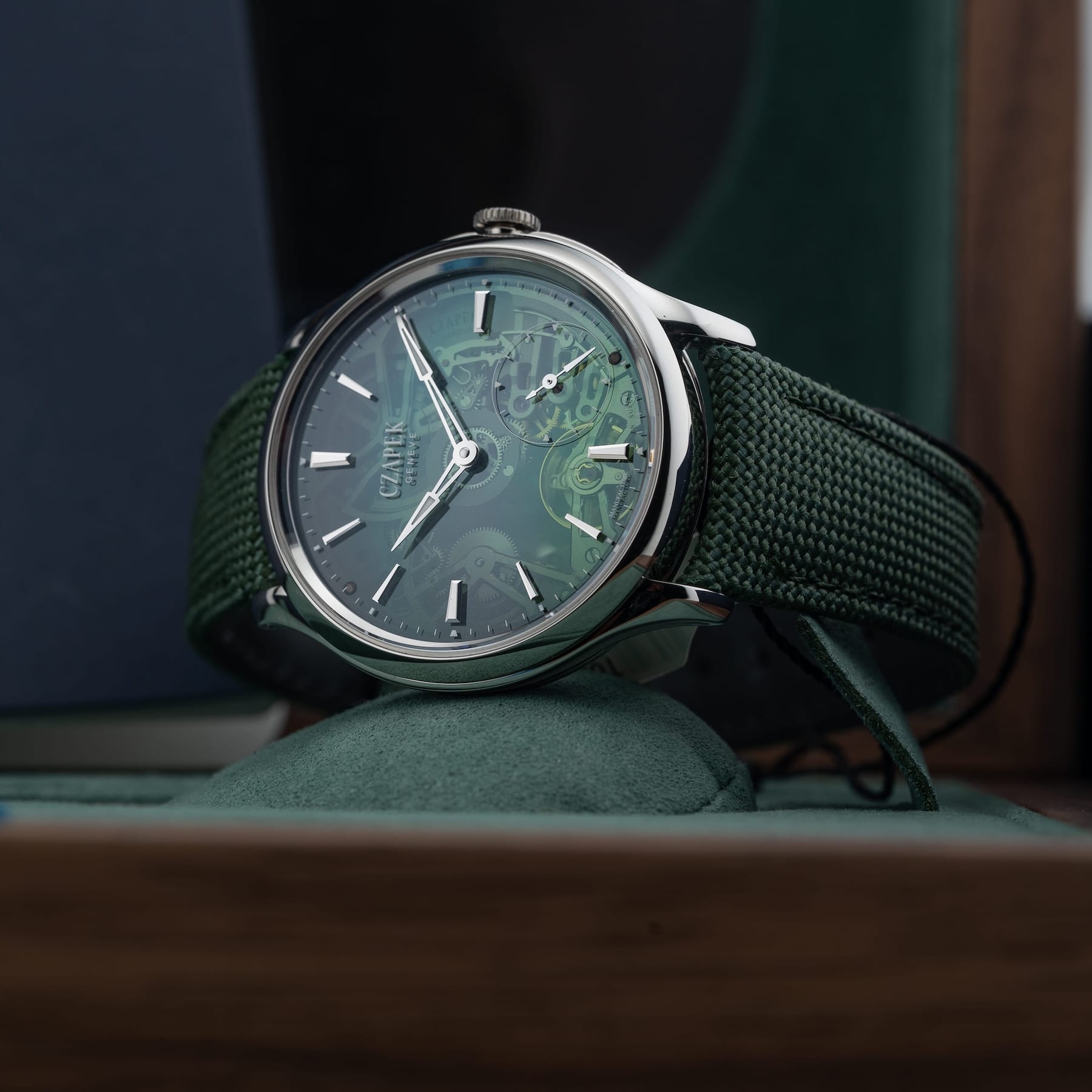 Czapek X Fratello Promenade Transparencies Viridian Green 1706