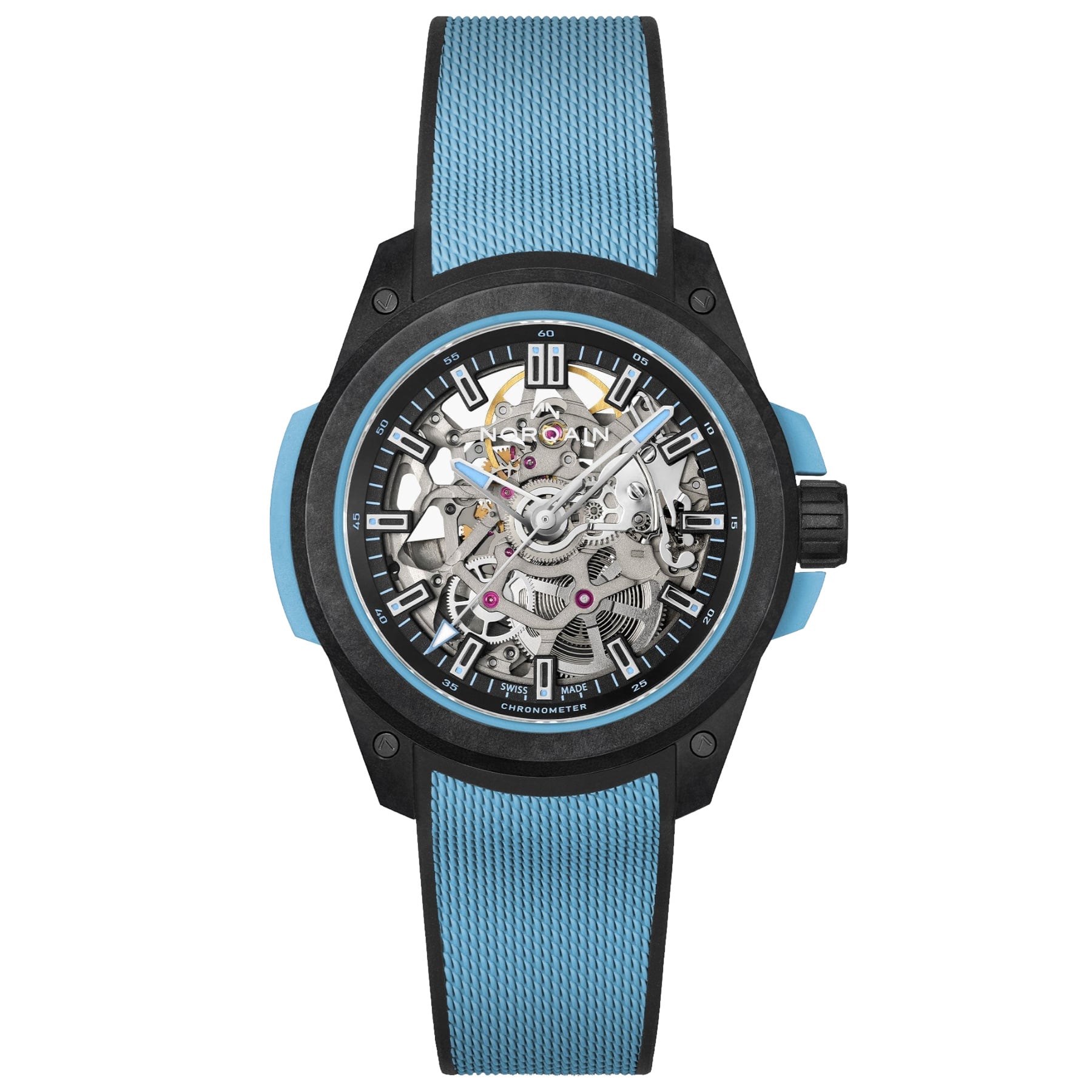NORQAIN Wild One Skeleton 39Mm N3001.07Q02.B02.R01