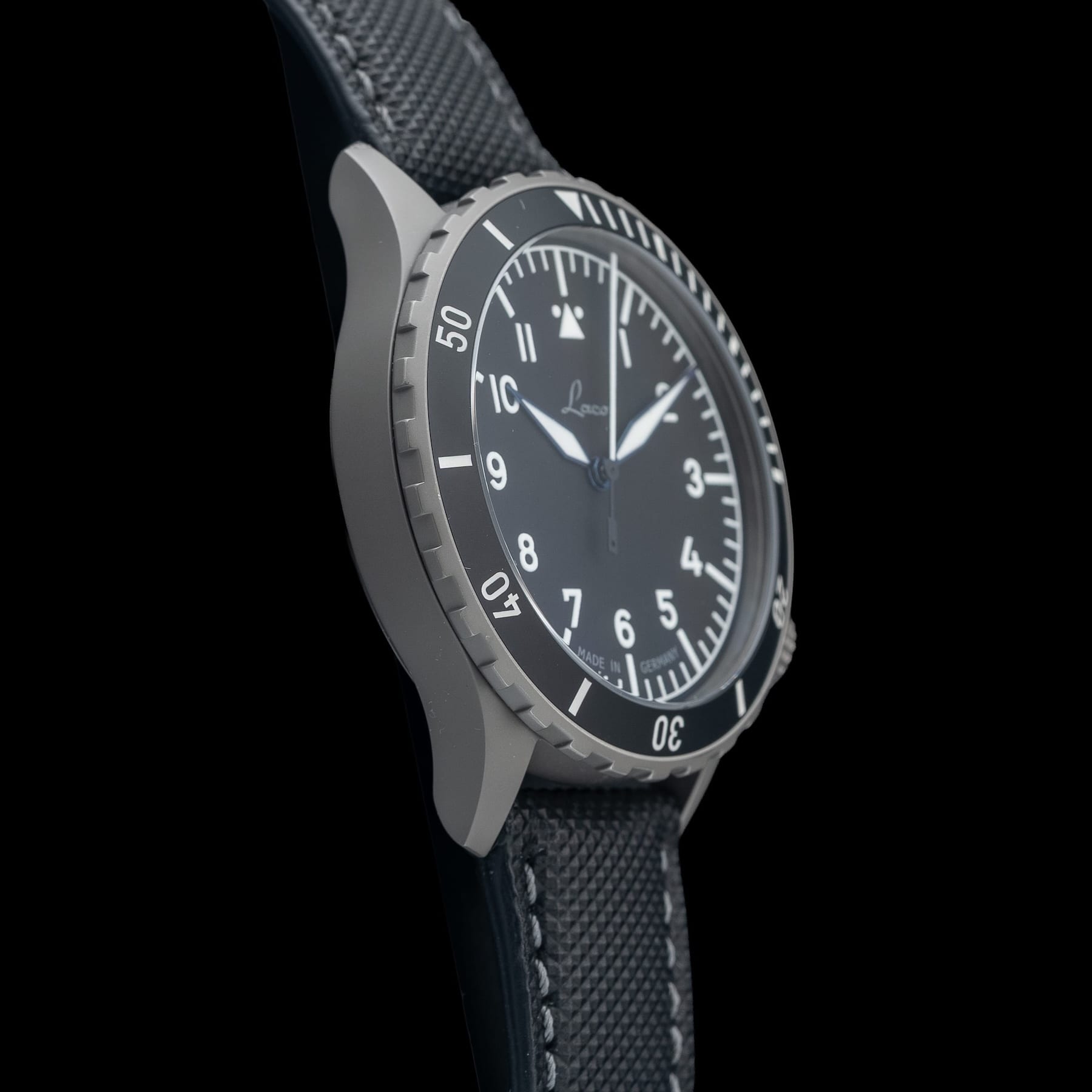 Laco 862192.TOP Pilot Watch Köln Grau Topgrade Movement