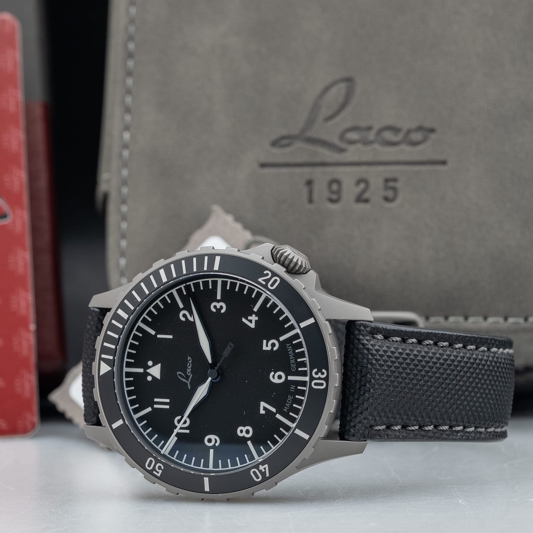 Laco 862192.TOP Pilot Watch Köln Grau Topgrade Movement