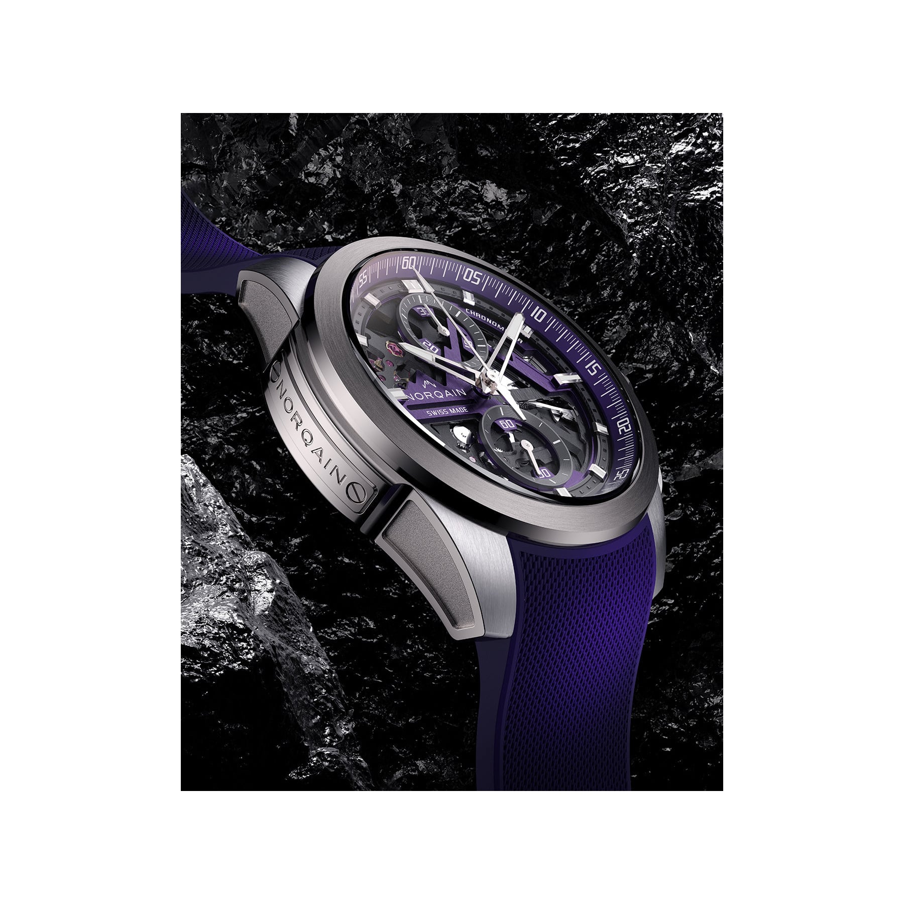 NORQAIN Independence Skeleton Chrono 42mm N3200.40T03.P01.R01