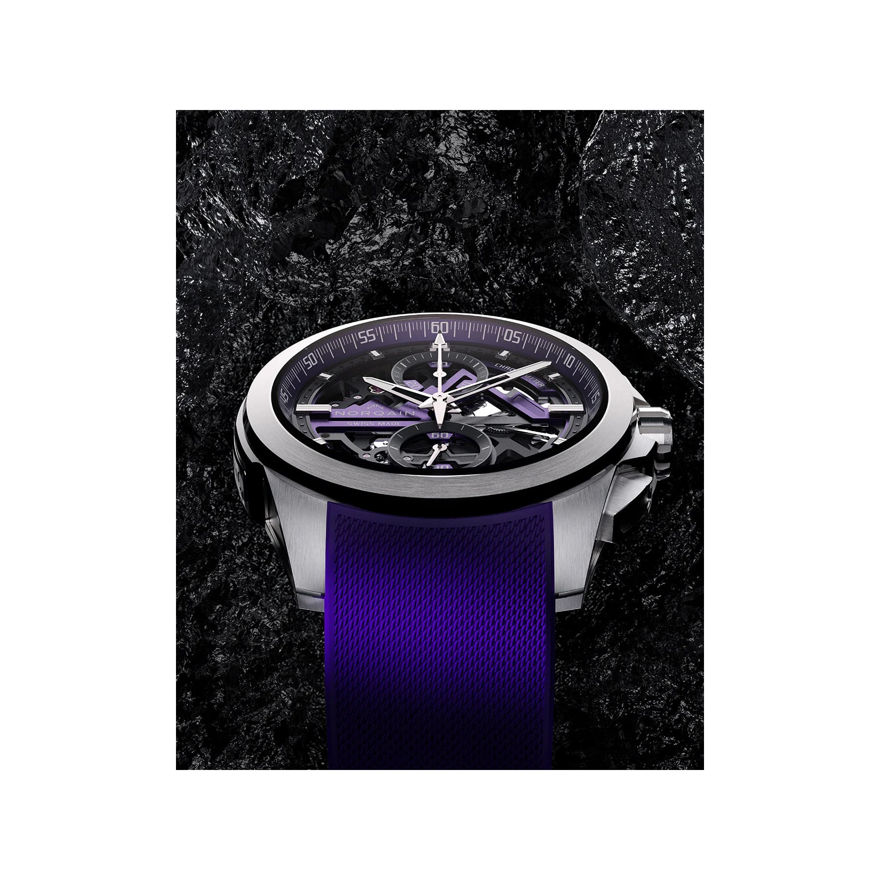 NORQAIN Independence Skeleton Chrono 42mm N3200.40T03.P01.R01