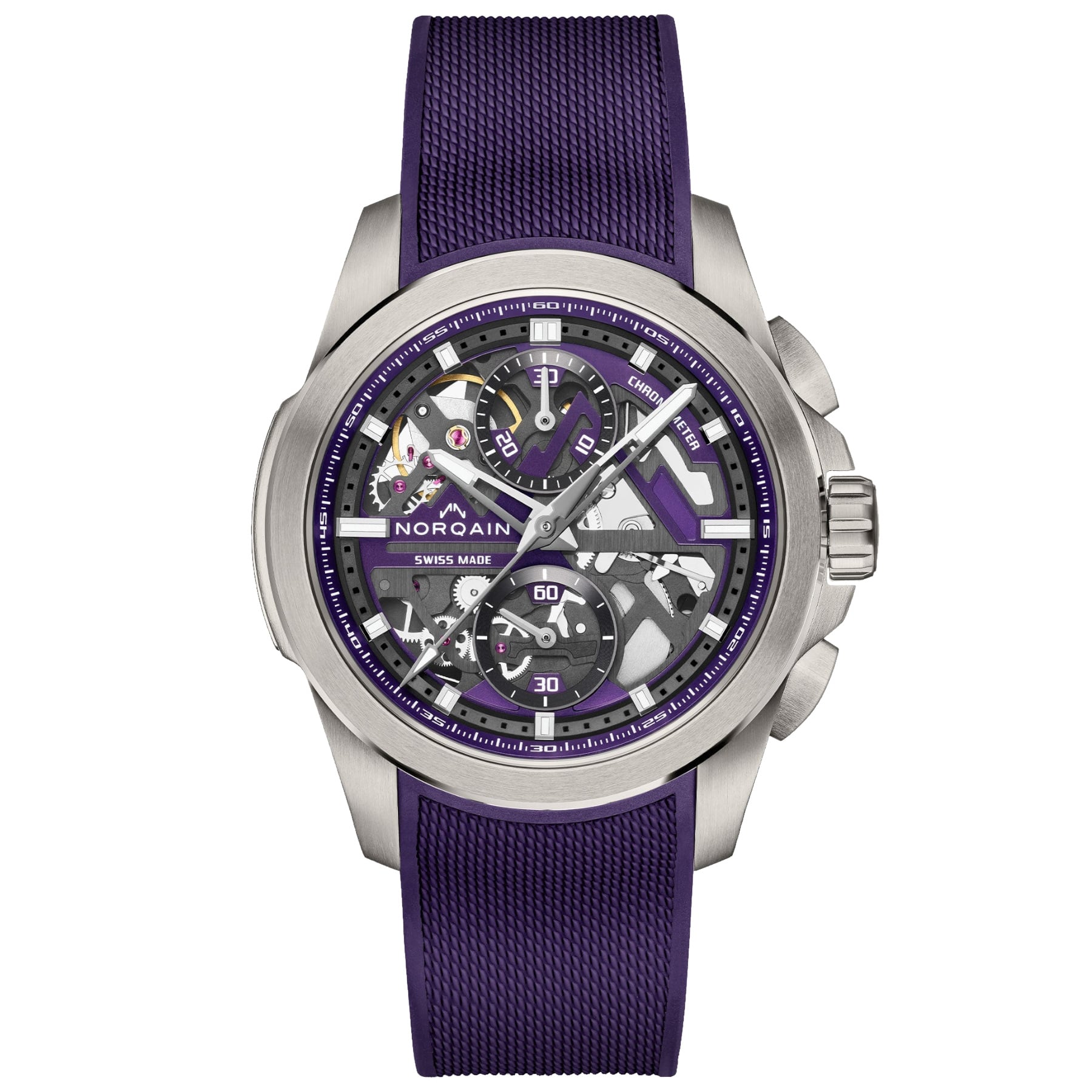 NORQAIN Independence Skeleton Chrono 42mm N3200.40T03.P01.R01