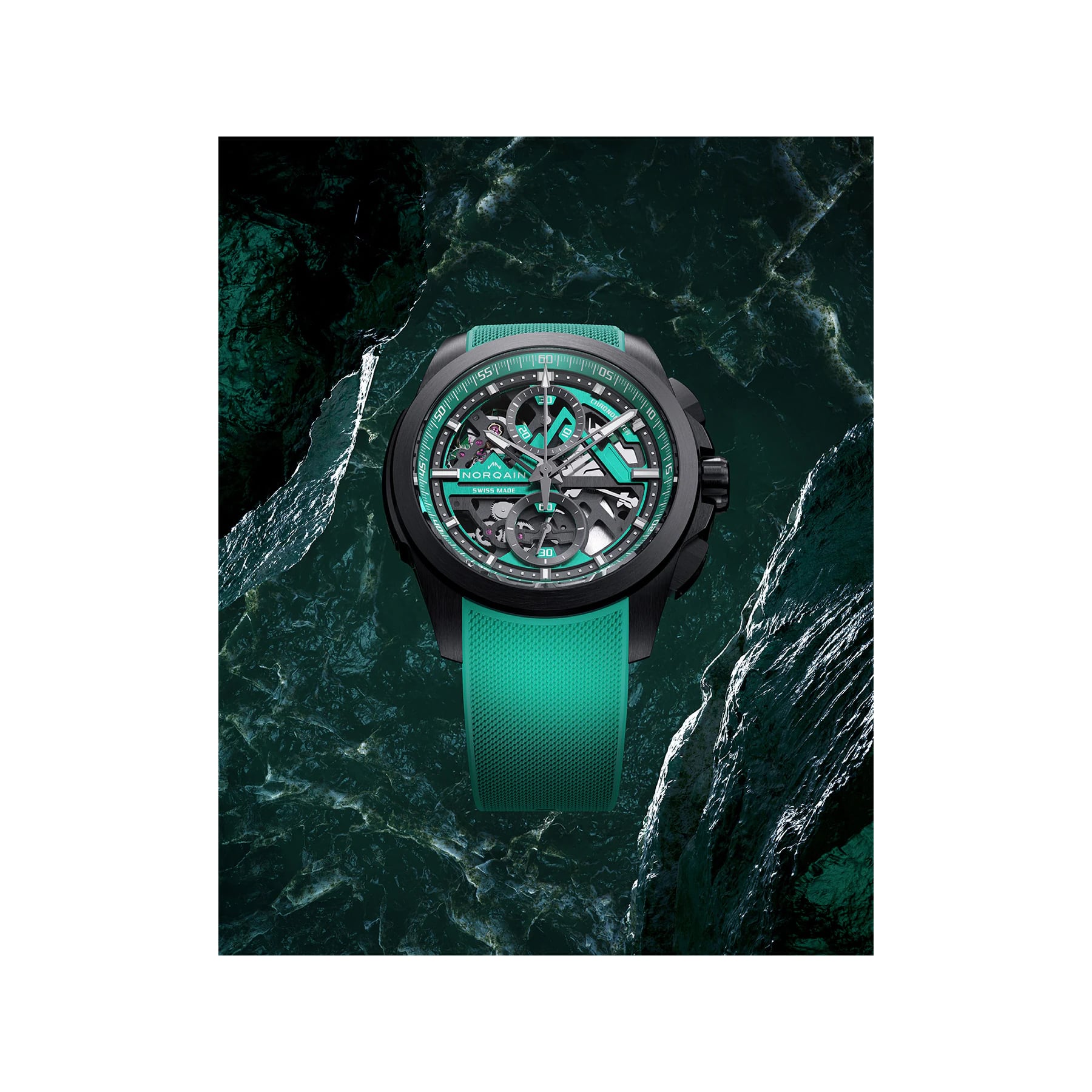 NORQAIN Independence Skeleton Chrono Limited Edition 42mm N3200.40T02.J01.R02