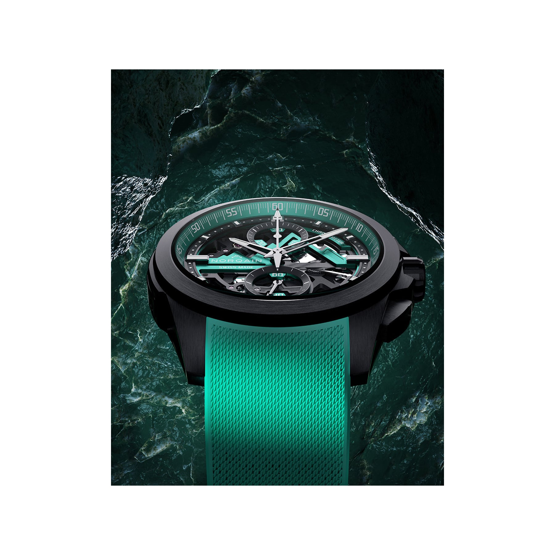 NORQAIN Independence Skeleton Chrono Limited Edition 42mm N3200.40T02.J01.R02