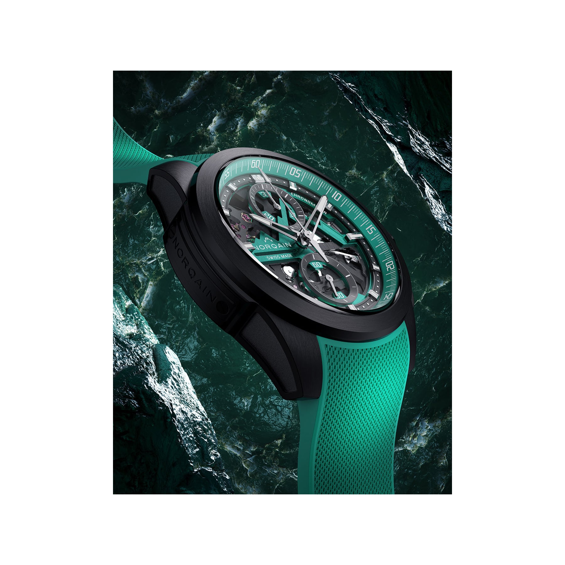 NORQAIN Independence Skeleton Chrono Limited Edition 42mm N3200.40T02.J01.R02