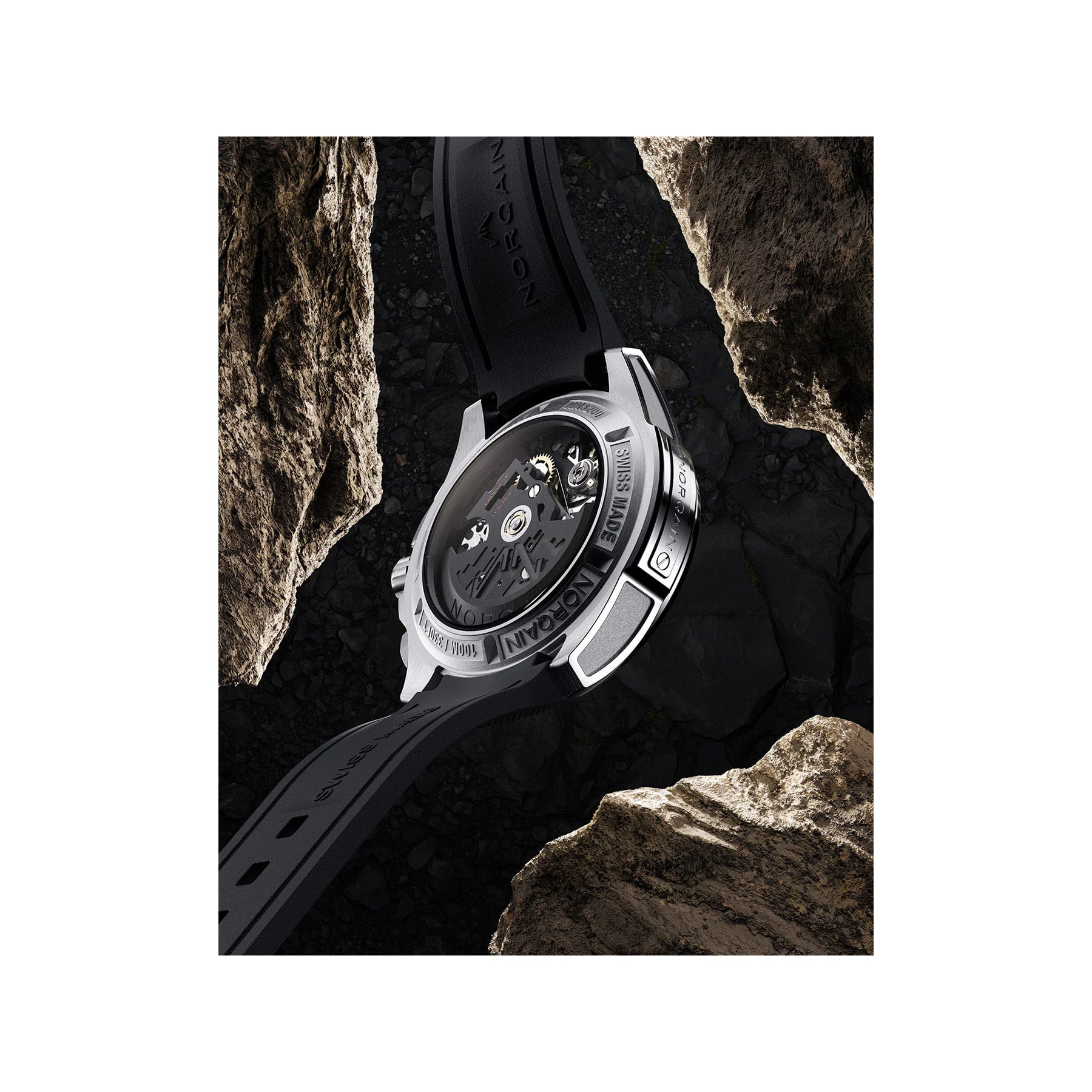 NORQAIN Independence Skeleton Chrono 42mm N3200.40S01.B01.S01