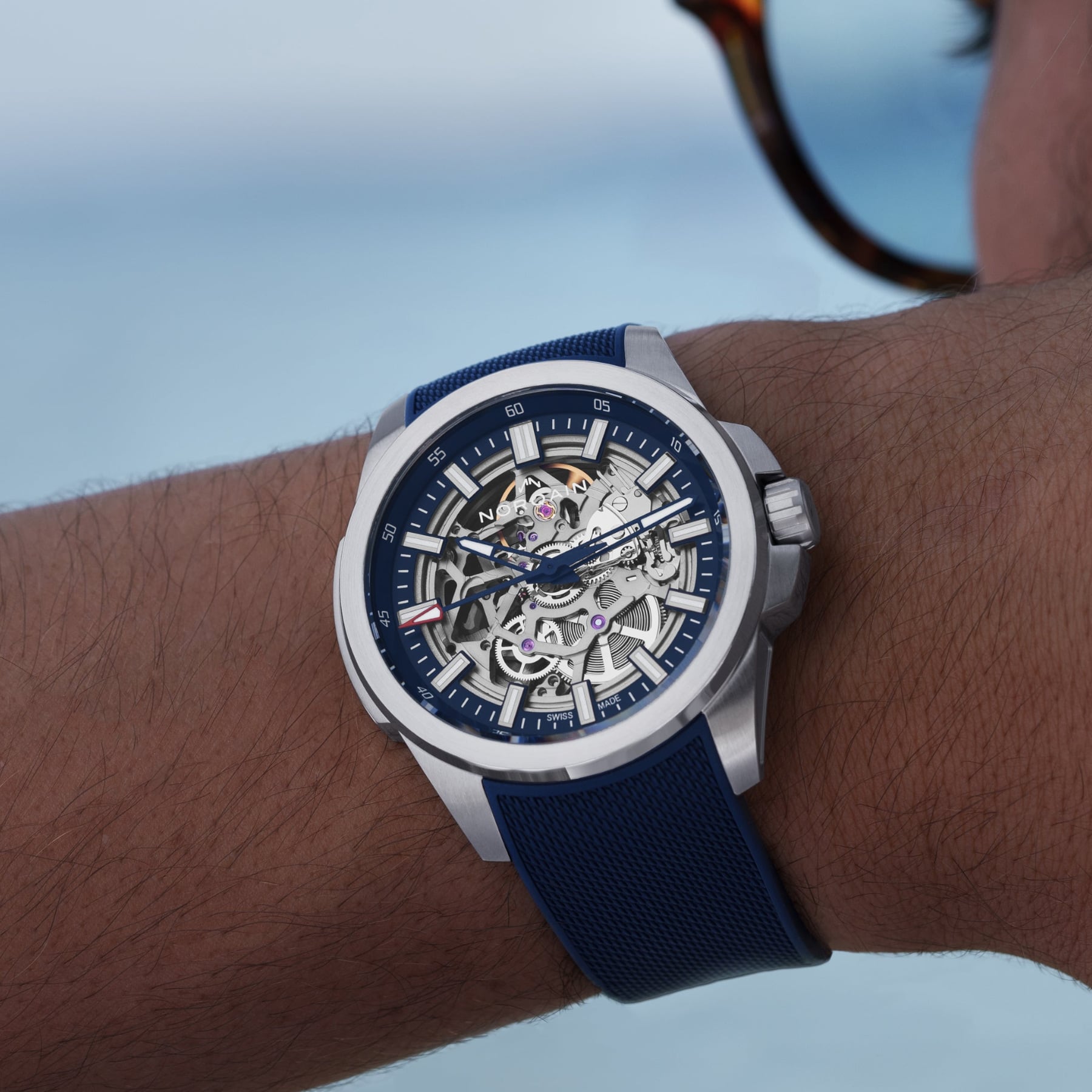 NORQAIN Independence Skeleton 42mm N3000.07S01.A01.R01