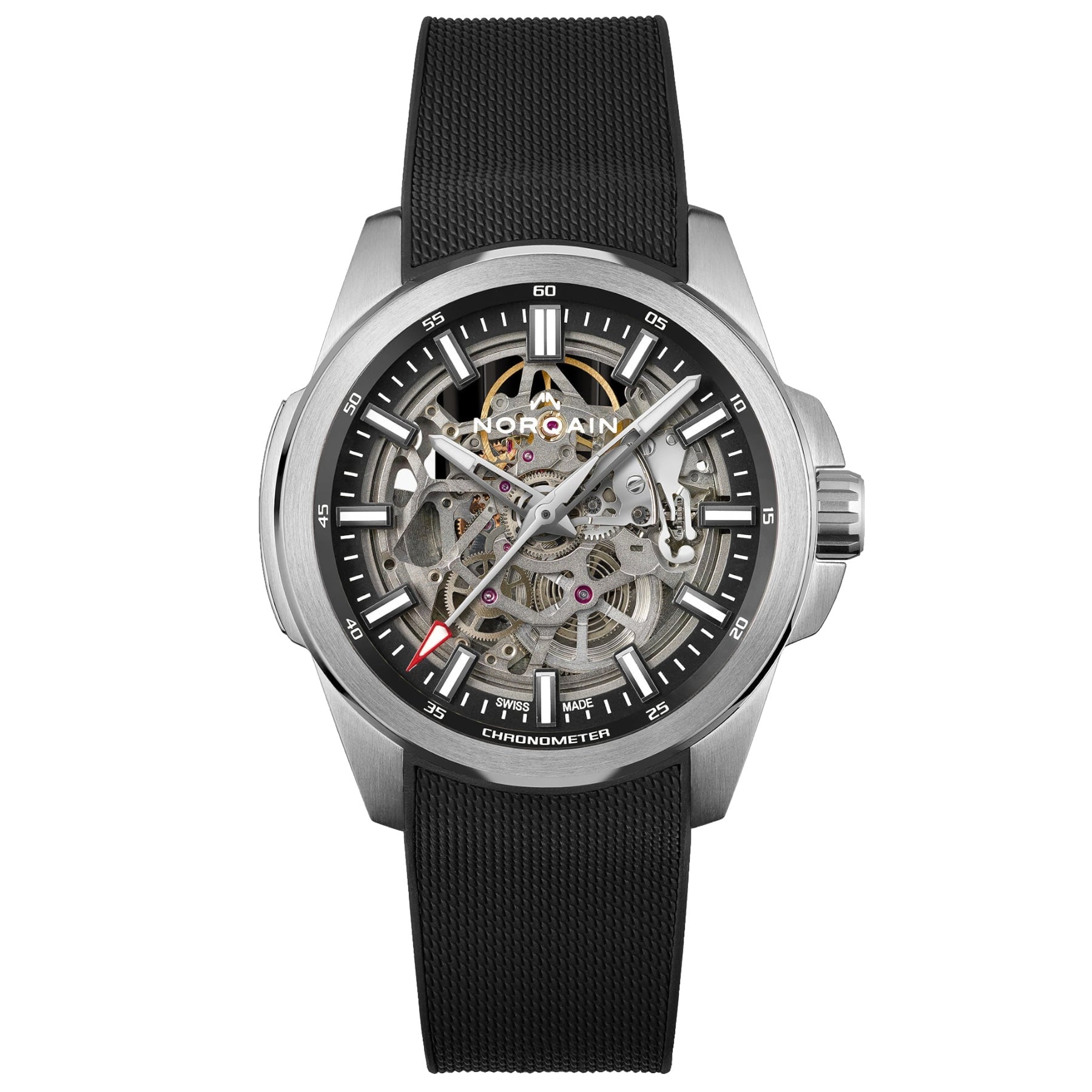 NORQAIN Independence Skeleton 42mm N3000.07S01.B01.R01