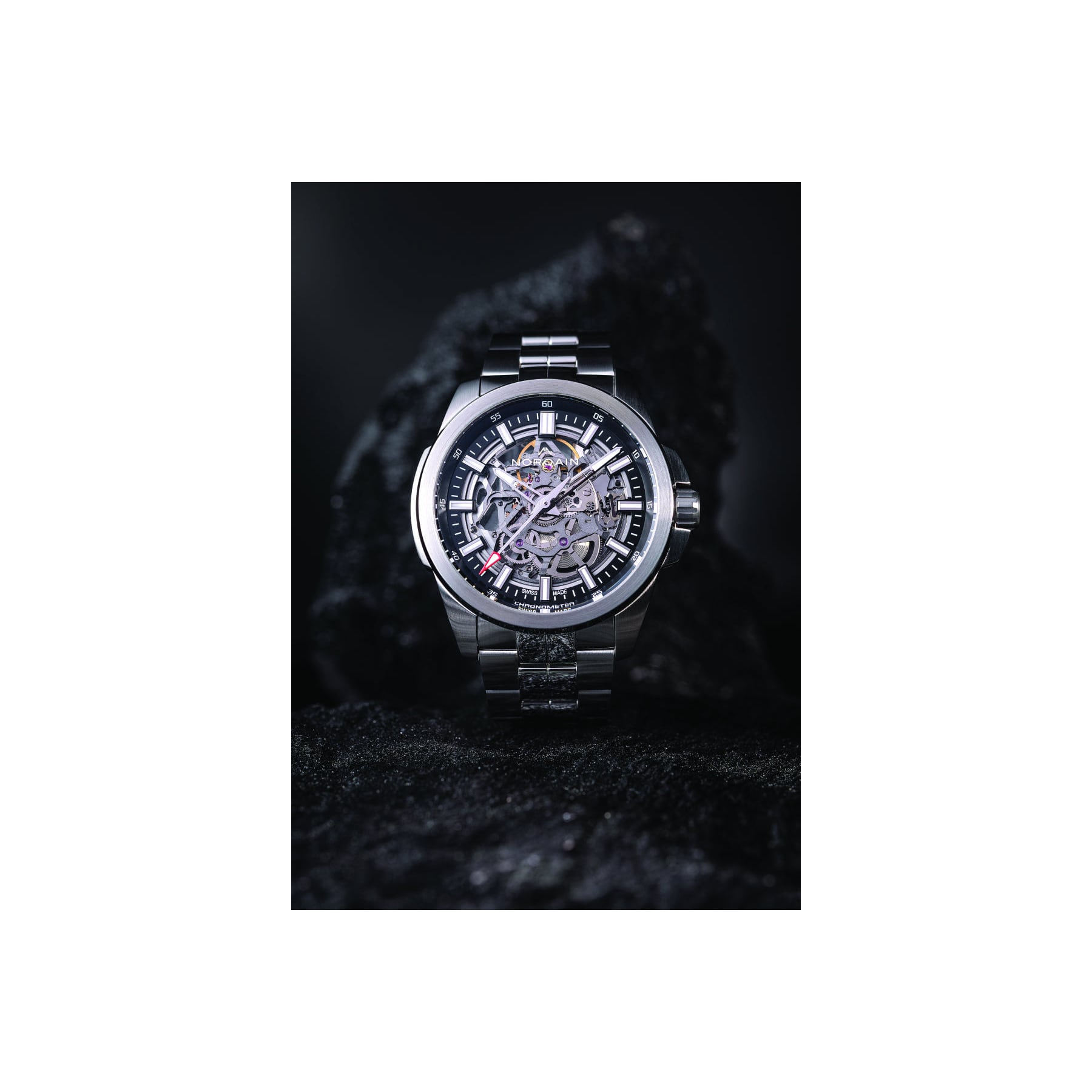 NORQAIN Independence Skeleton 42mm N3000.07S01.B01.S01