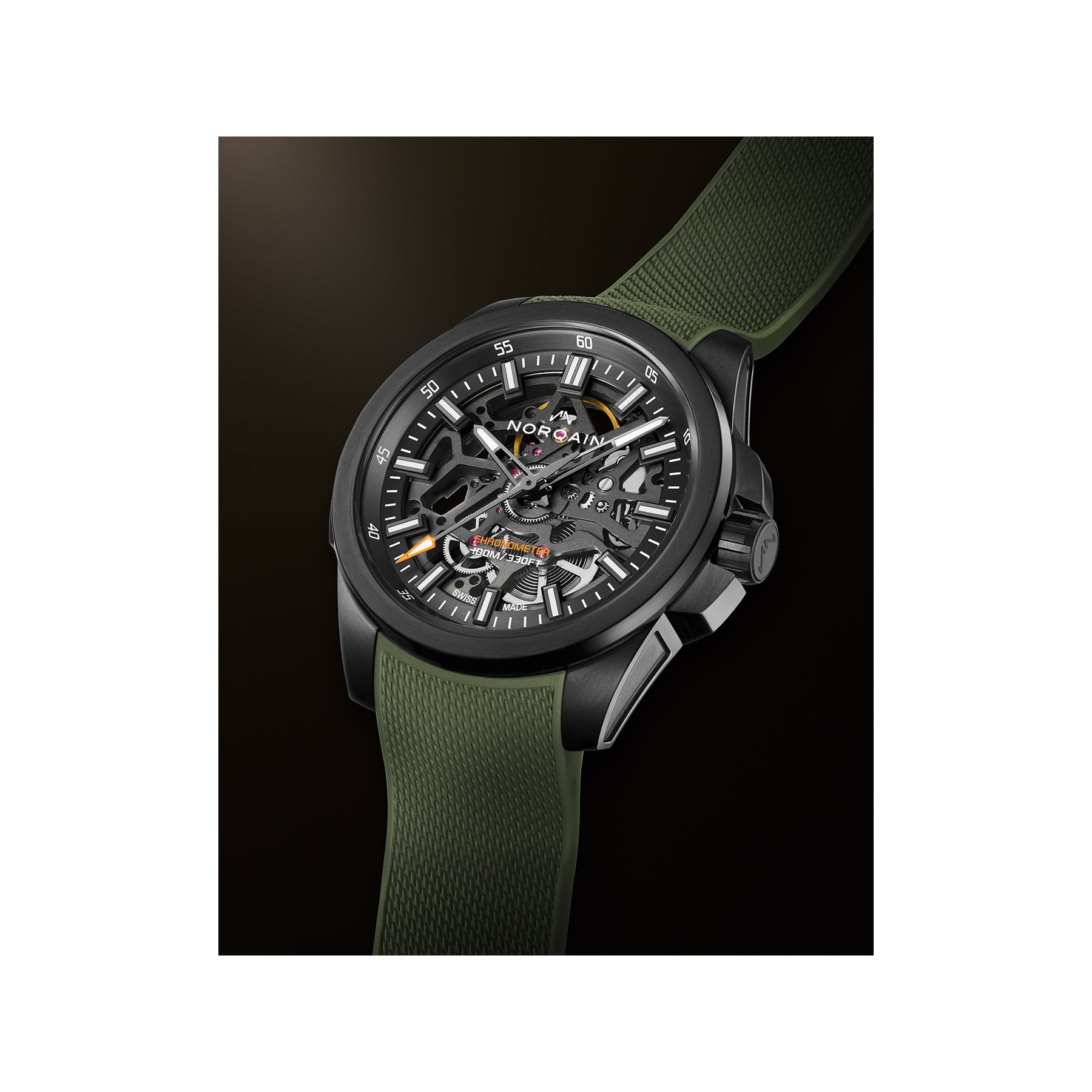 NORQAIN Independence Skeleton 40mm N3008.07B01.G01.R01