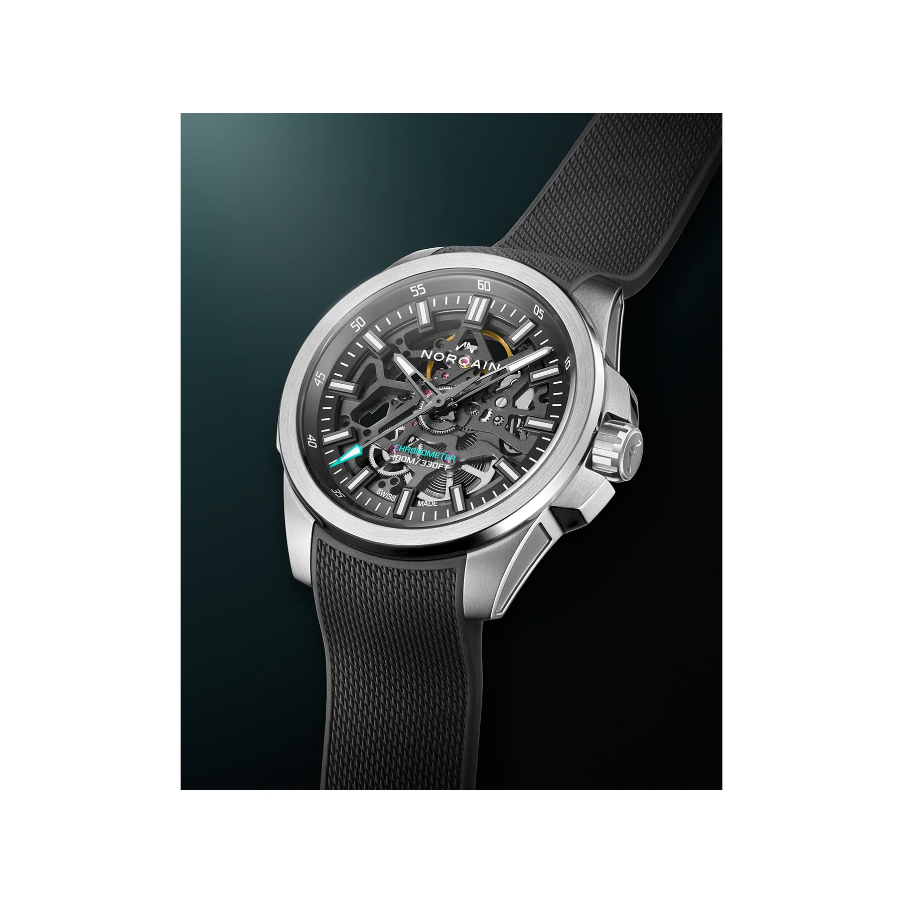 NORQAIN Independence Skeleton 40mm N3008.07S01.G01.S01
