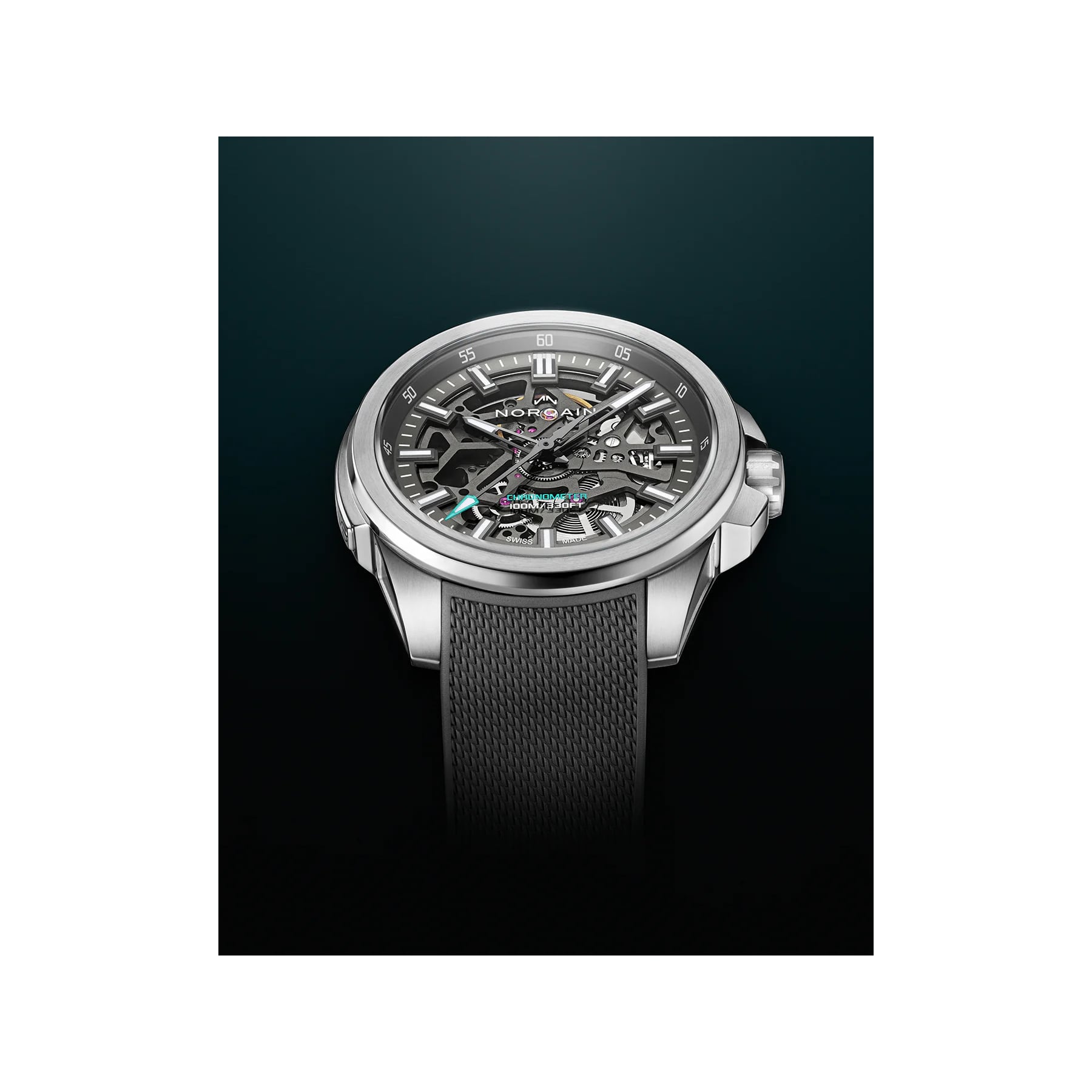 NORQAIN Independence Skeleton 40mm N3008.07S01.G01.S01