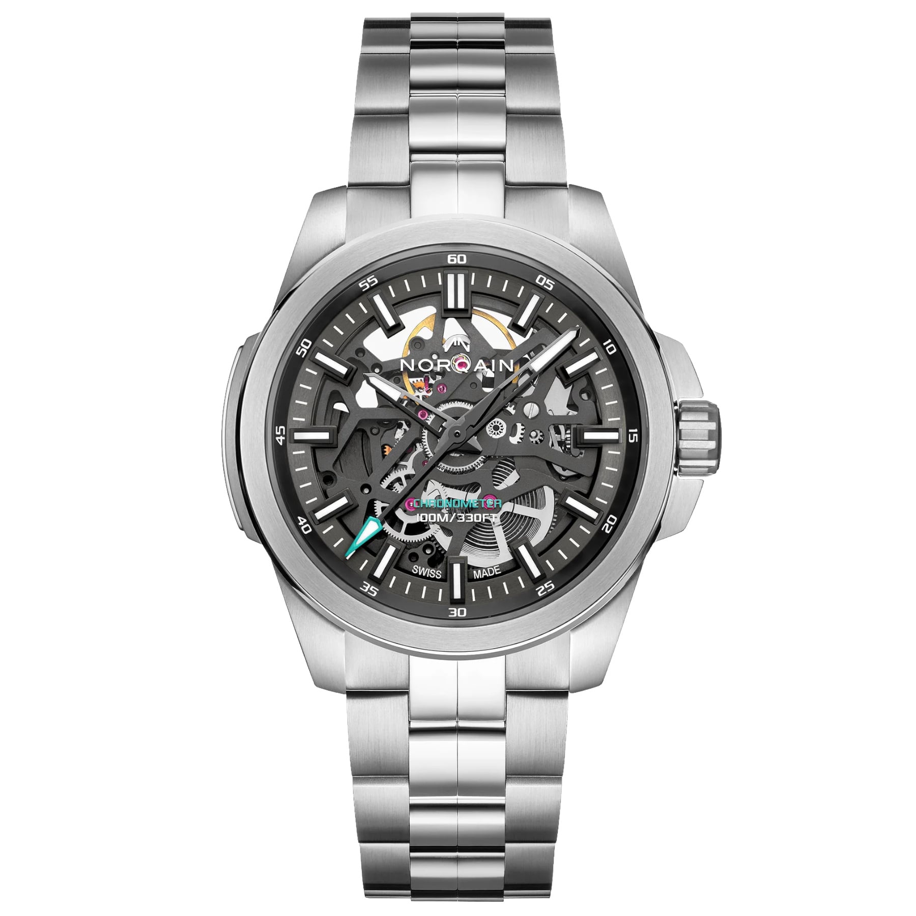 NORQAIN Independence Skeleton 40mm N3008.07S01.G01.S01