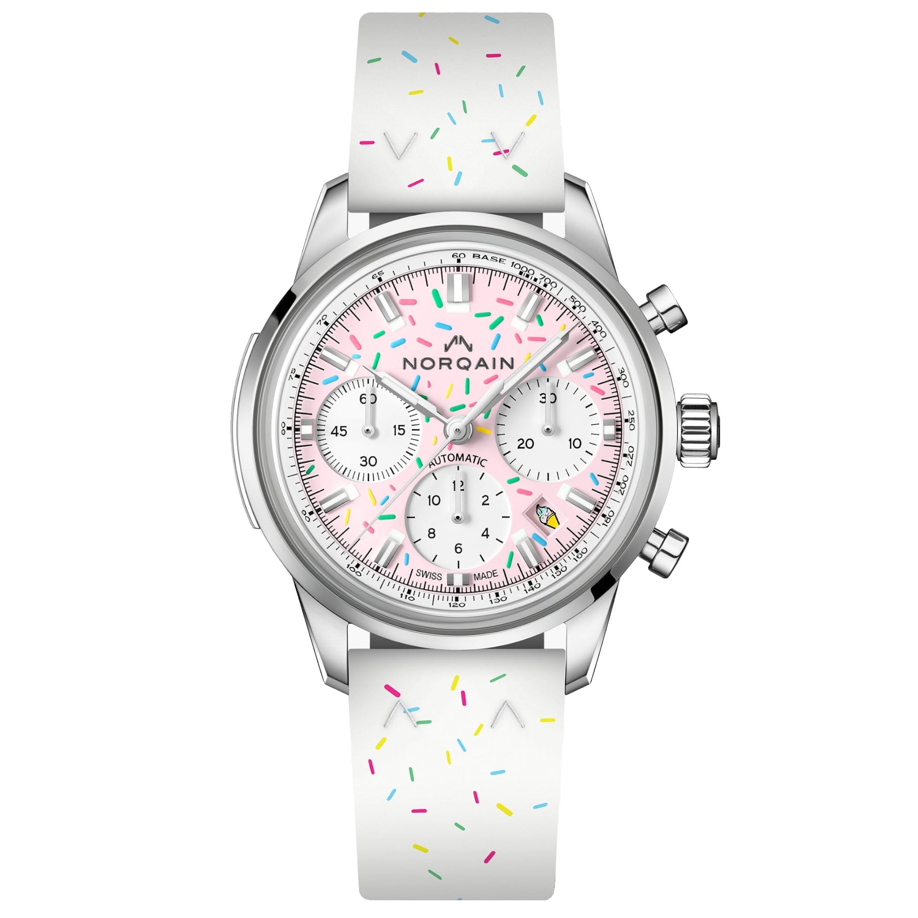 NORQAIN Freedom Chrono Enjoy Life "Sprinkles" 40mm N2201.19S04.K01.R01
