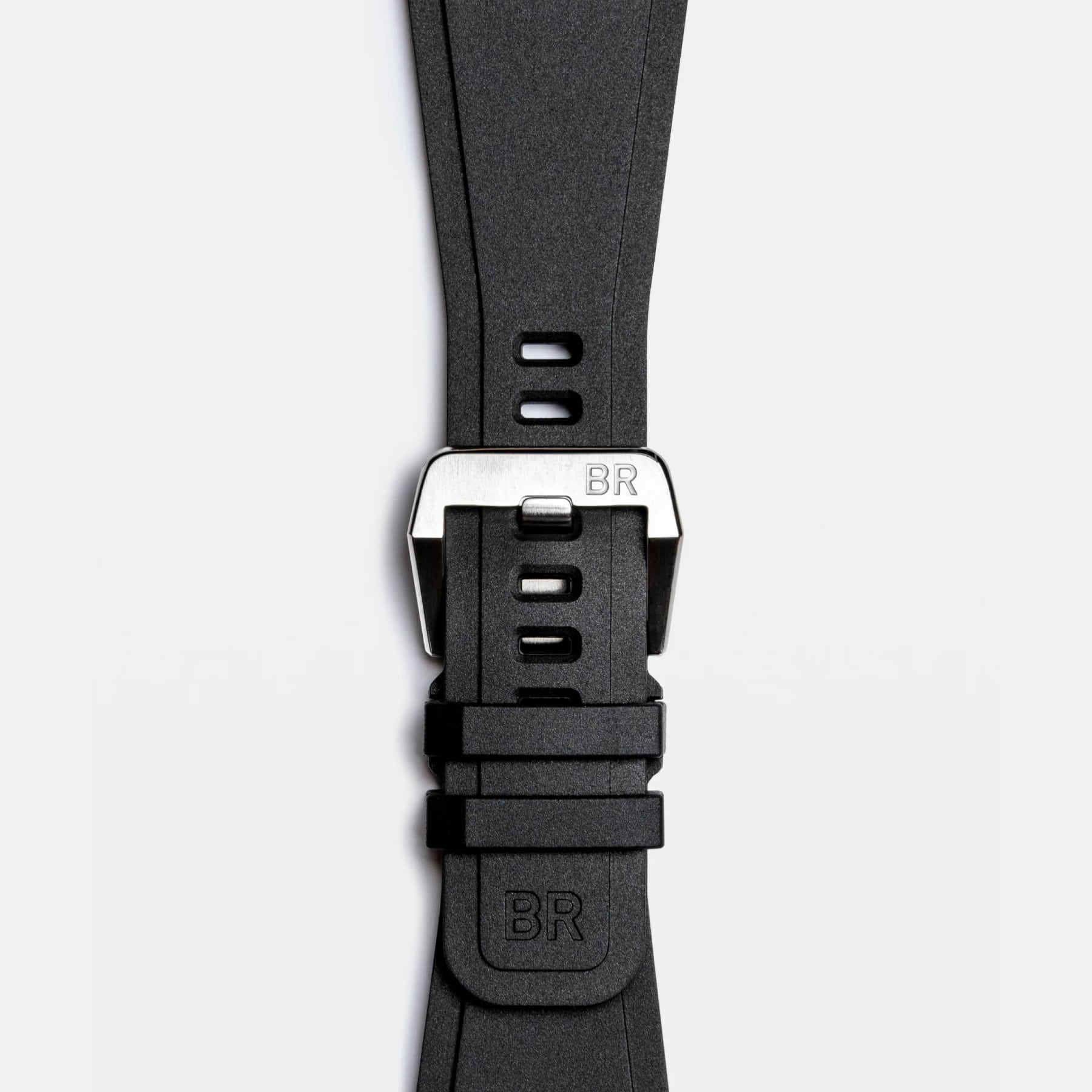 Bell & Ross BR03-93 GMT Lum Steel on Rubber Strap BR0393-GN-ST/SRB