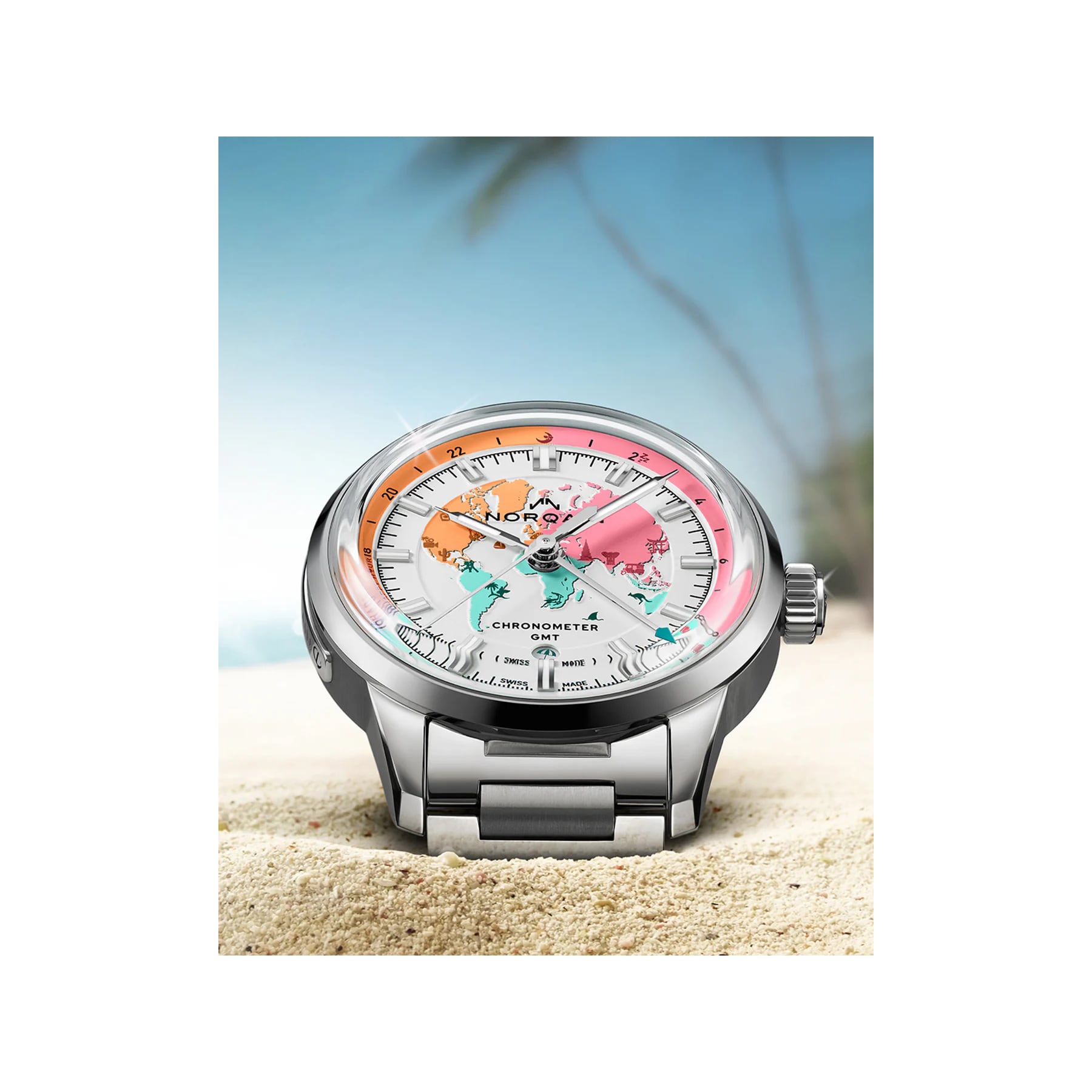 NORQAIN Freedom GMT Enjoy Life Holiday Limited Edition N2100.22S02.W01.S01