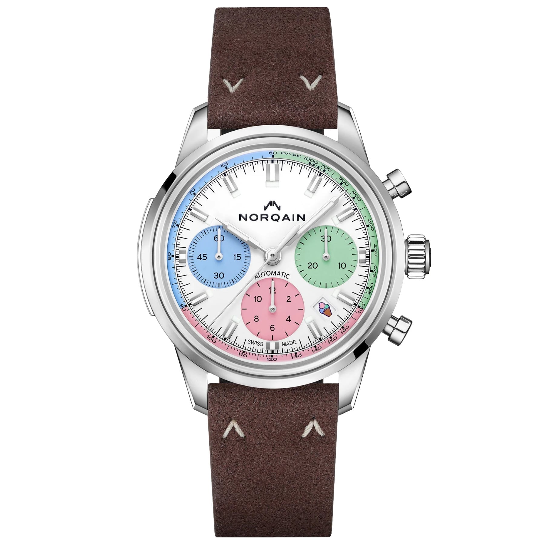 NORQAIN Freedom Chrono Enjoy Life "Ice Cream" 40mm N2201.19S01.C01.L01