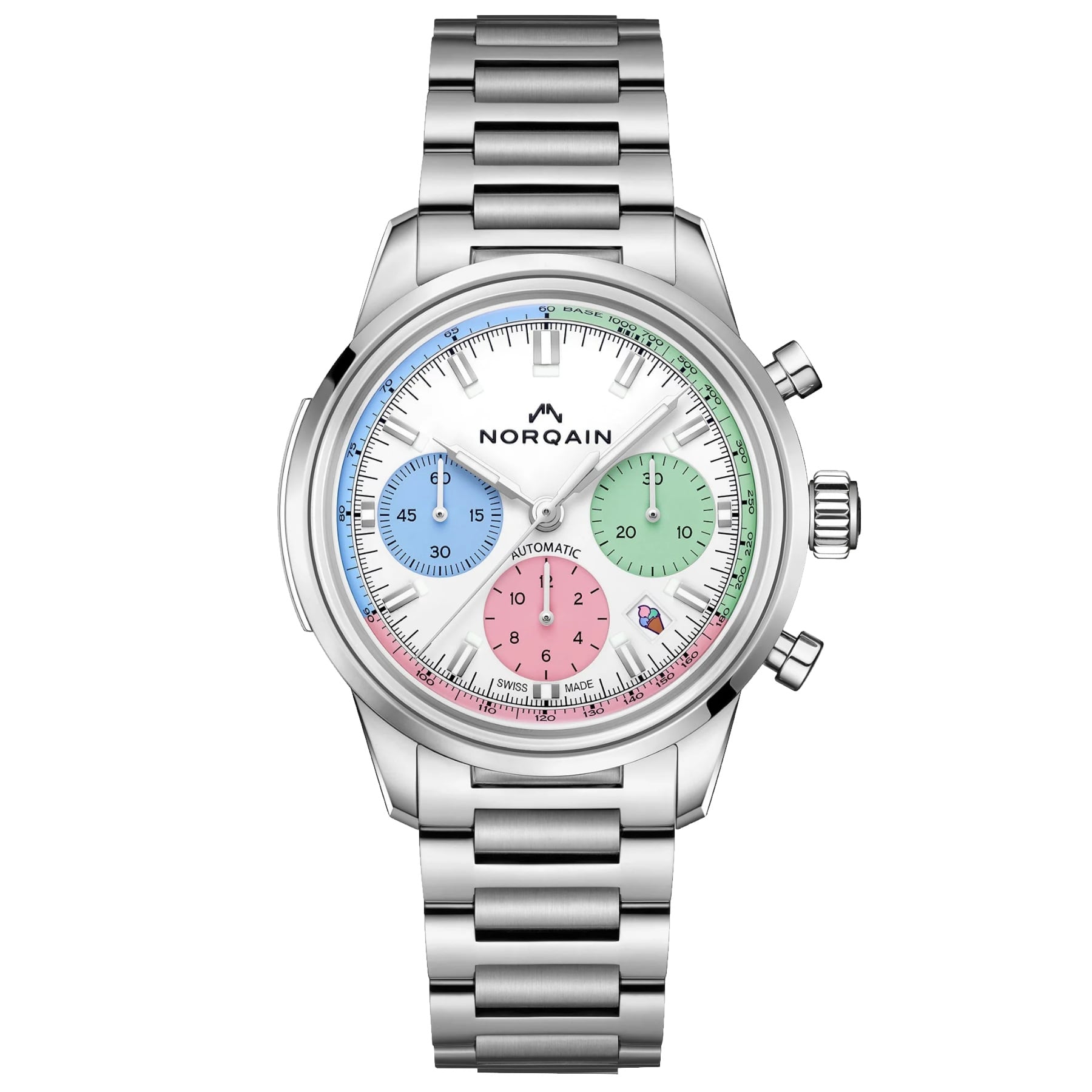 NORQAIN Freedom Chrono Enjoy Life "Ice Cream" 40mm N2201.19S01.C01.S01
