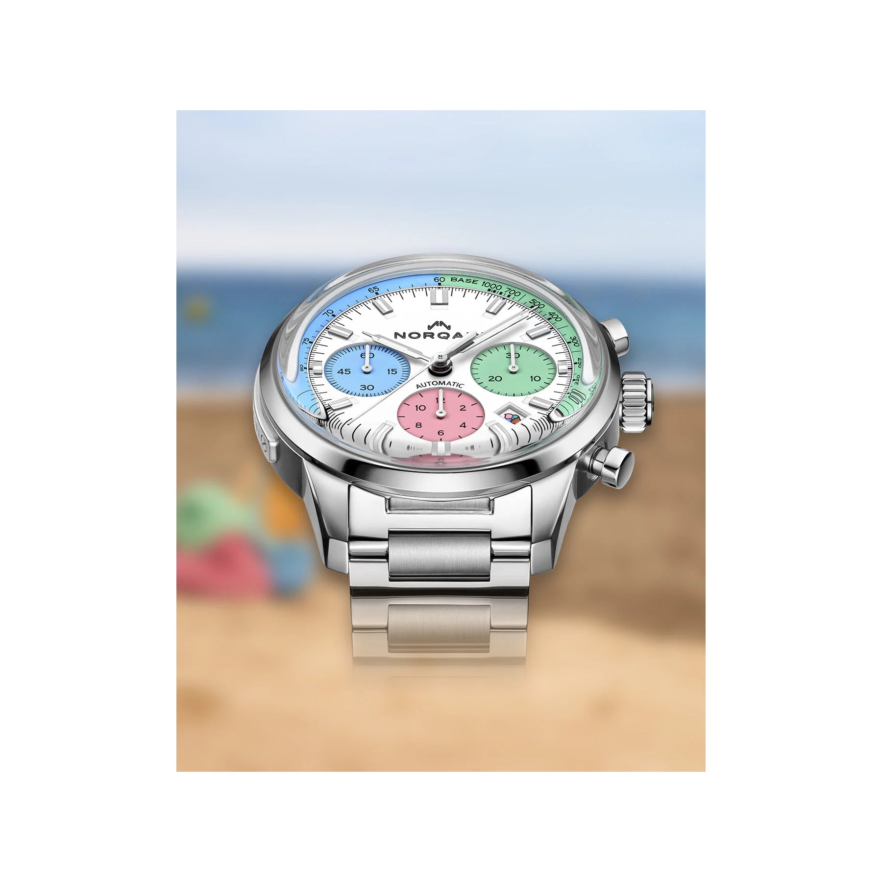 NORQAIN Freedom Chrono Enjoy Life "Ice Cream" 40mm N2201.19S01.C01.S01