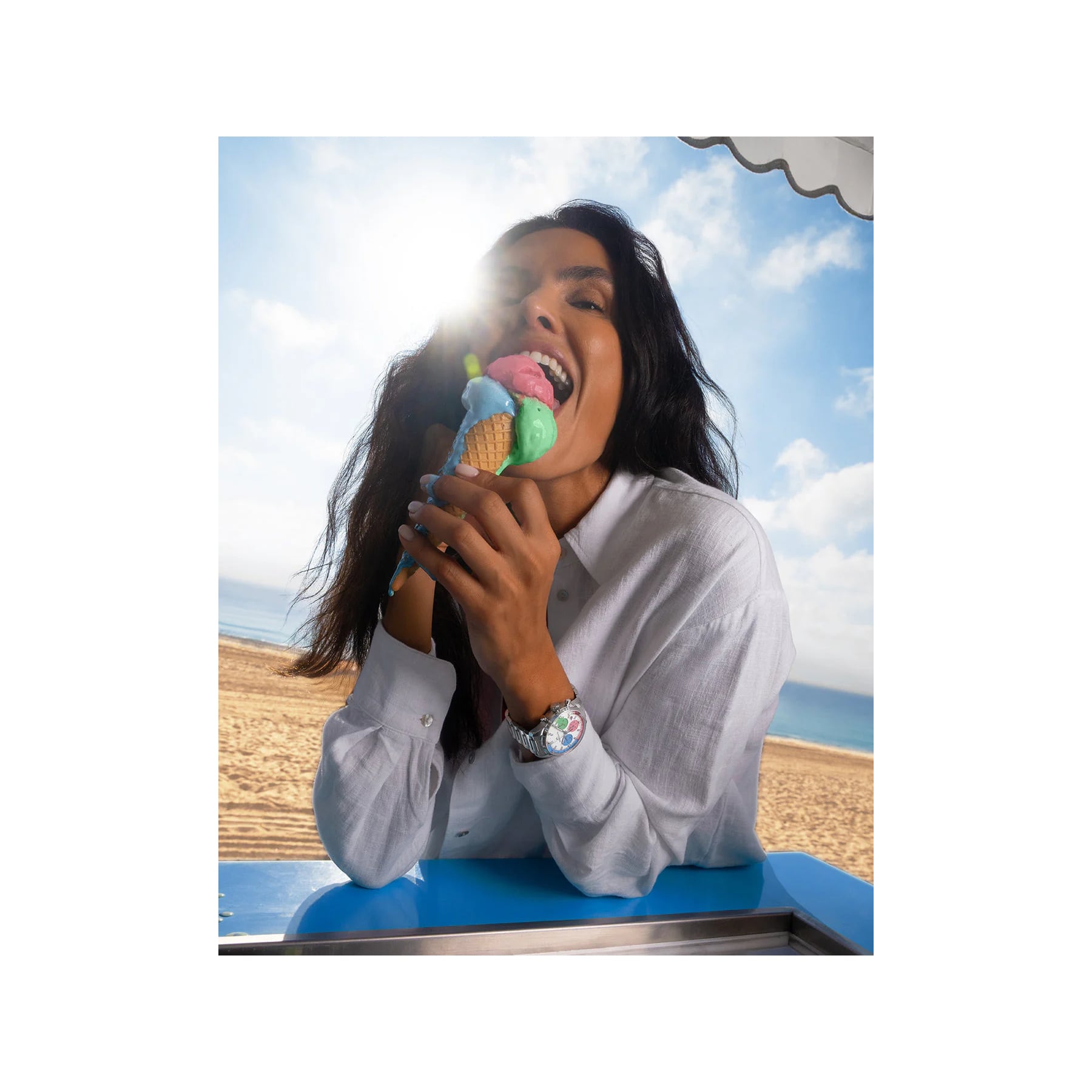 NORQAIN Freedom Chrono Enjoy Life "Ice Cream" 40mm N2201.19S01.C01.S01