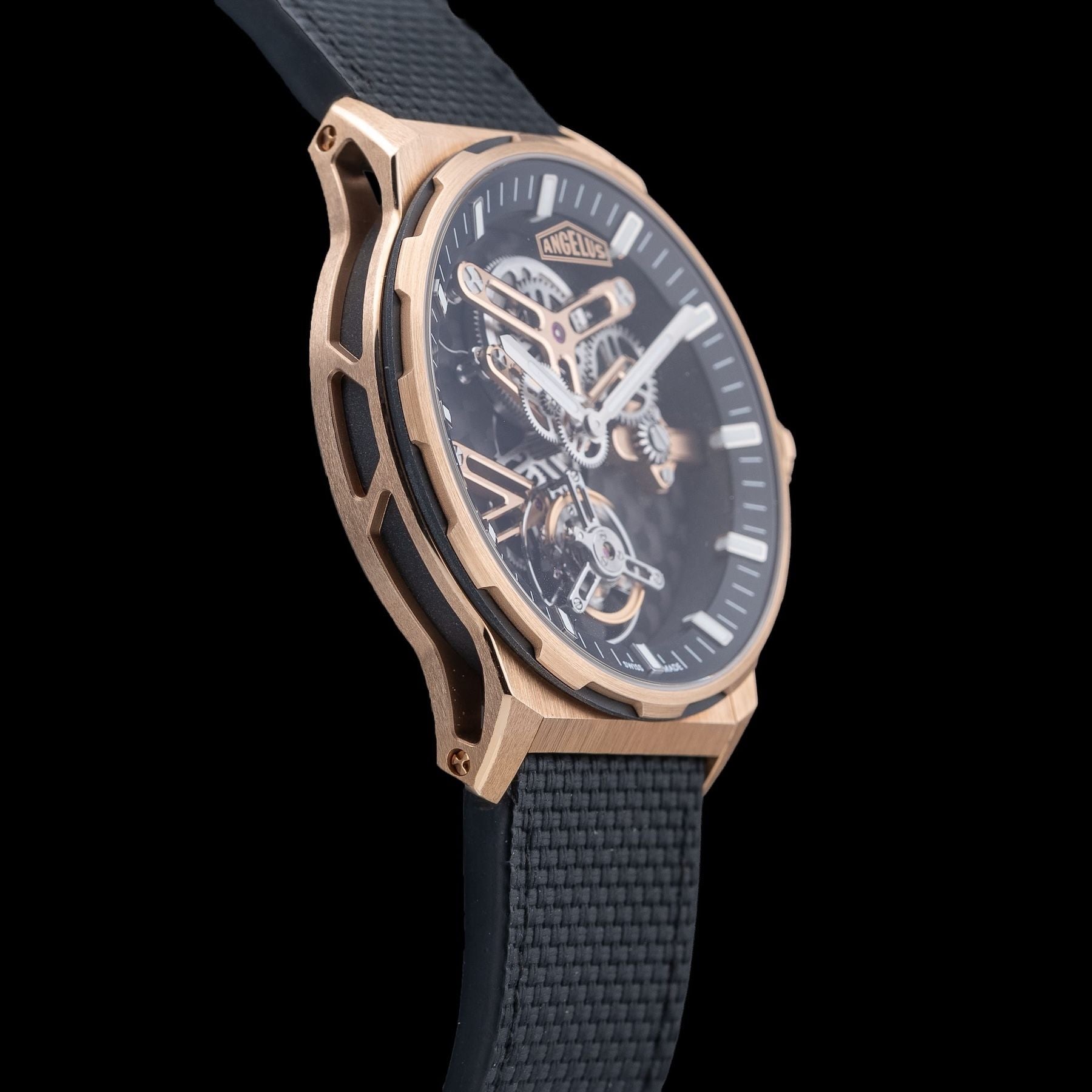 Angelus 0TCDB.B01A.K009B Gold & Carbon Flying Tourbillon